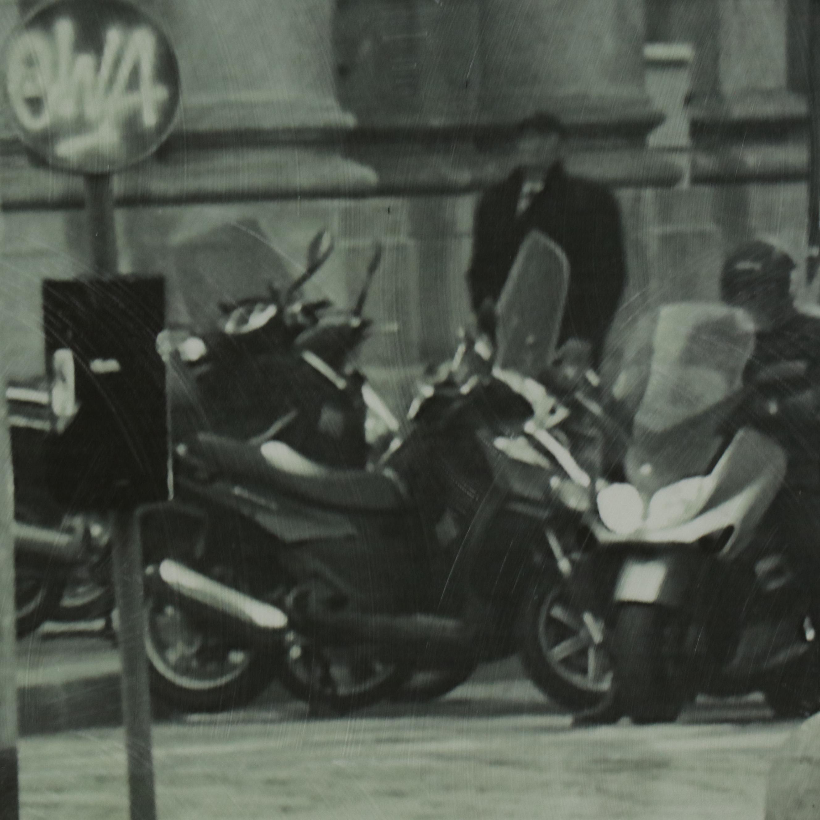 Large-Scale Giclée Photograph of Orange Streetcar, 2013