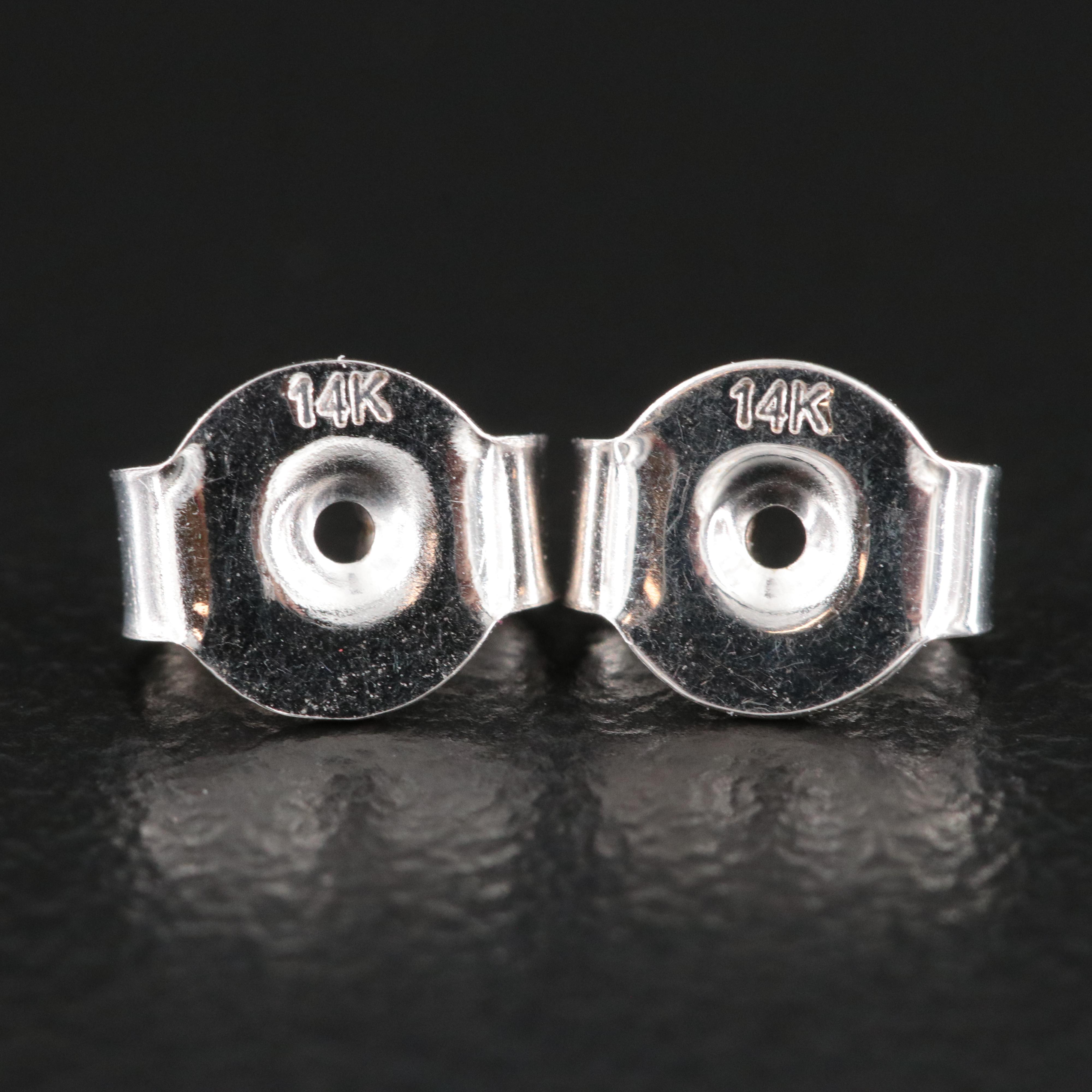 14K 6.71 CTW Lab Grown Diamond Earrings with IGI Reports