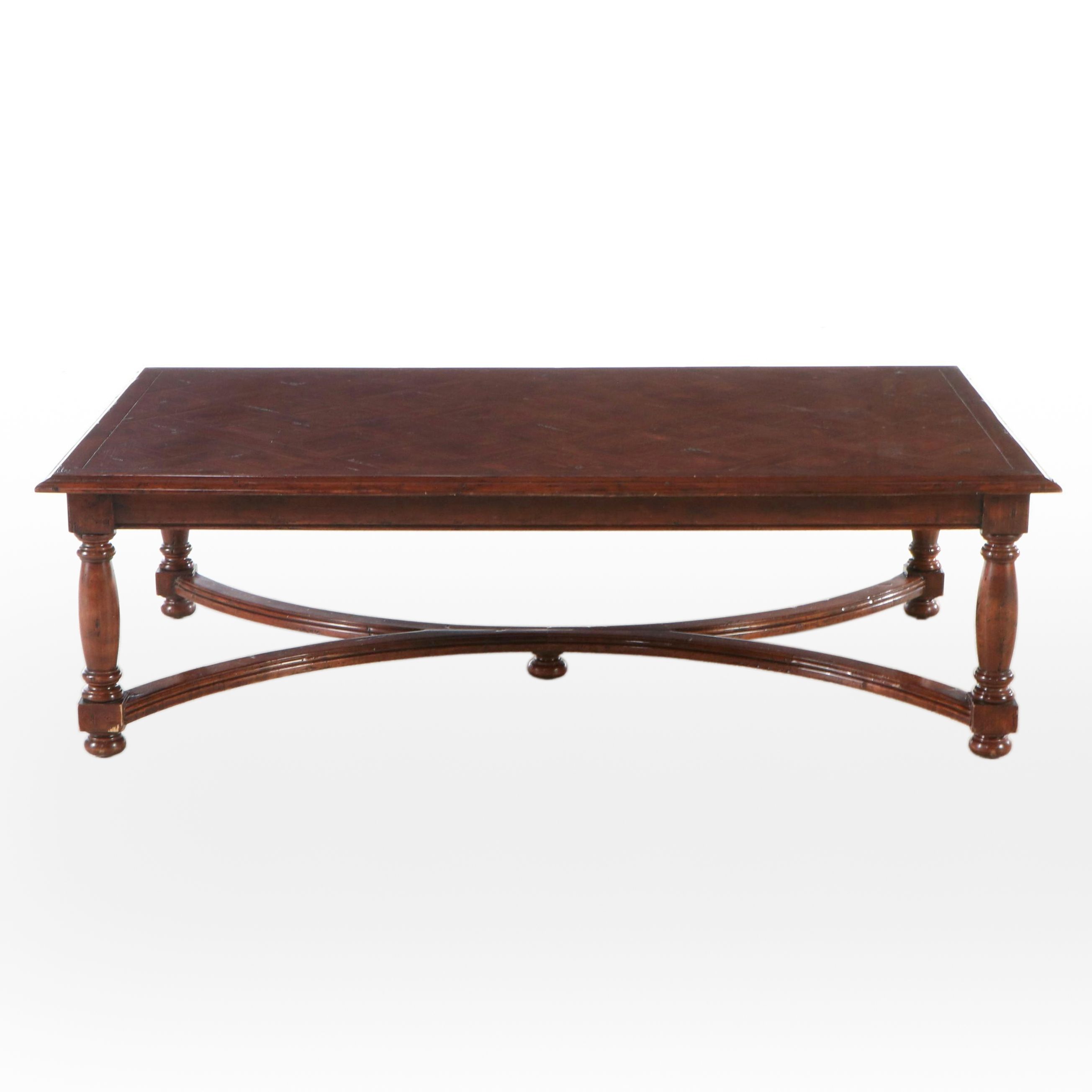 William and Mary Style Mahogany Coffee Table