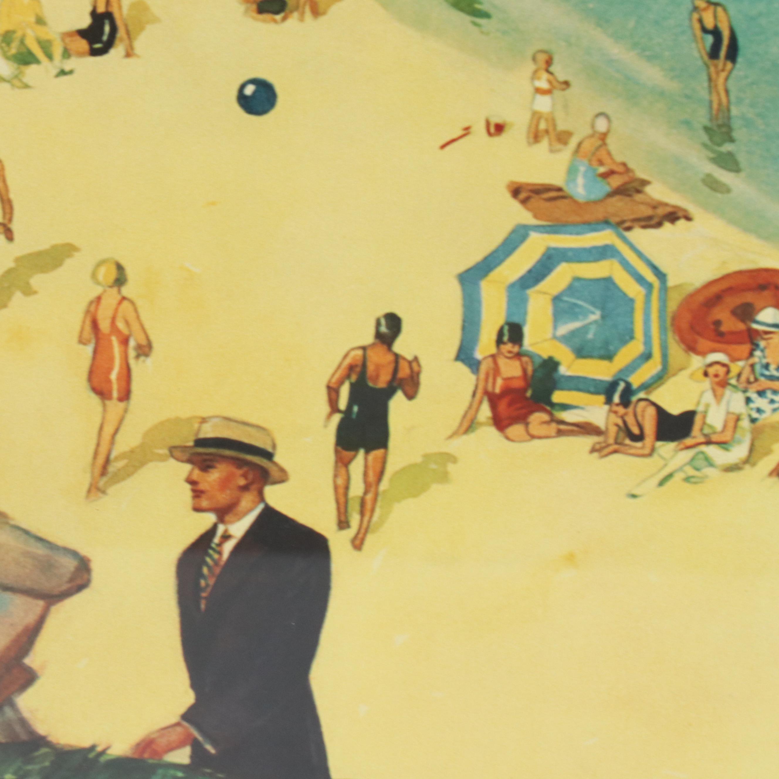 Offset Lithograph Poster After Paul Proehl "Chicago, The Vacation City...," 1998