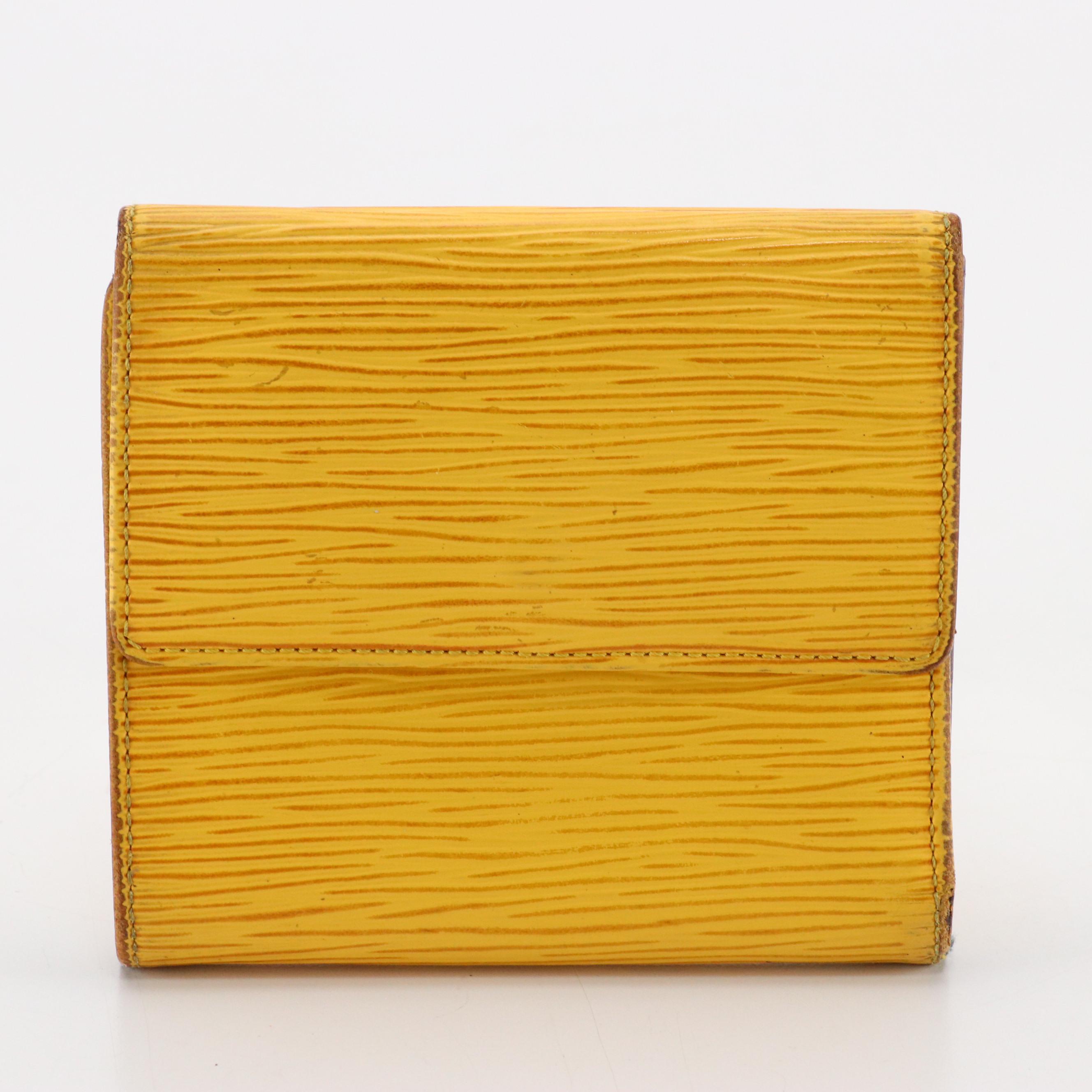 Louis Vuitton Porte-Monnaie, Billets, Cartes Crédit in Tassil Yellow Epi Leather