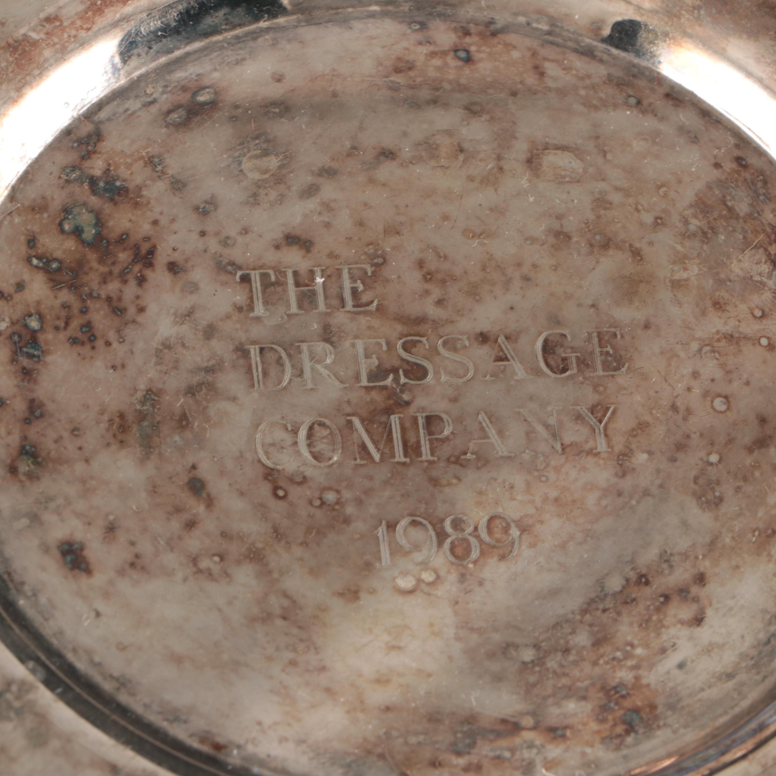 Towle Sterling Silver Candle Holders with Silver Plate Serveware