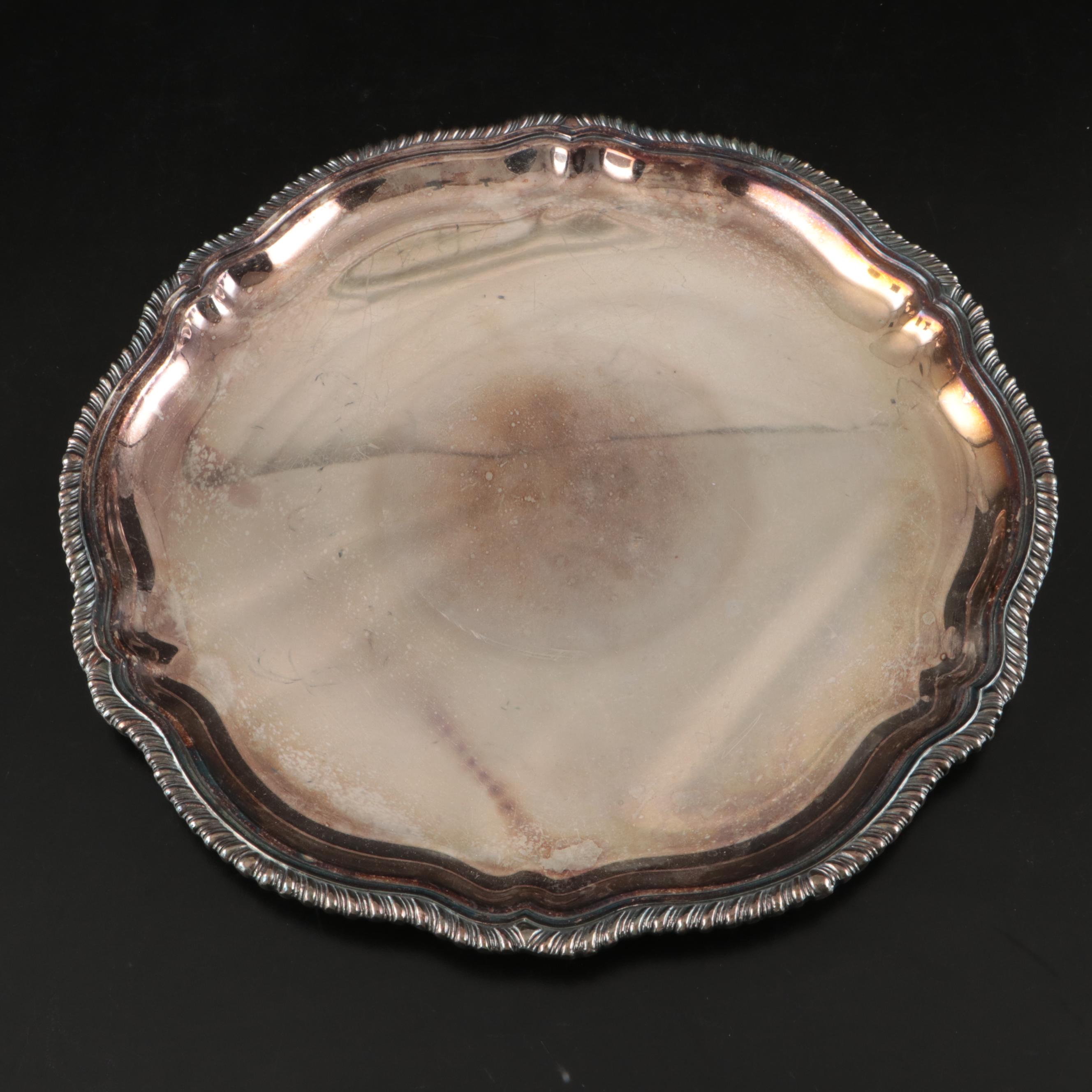 Towle Sterling Silver Candle Holders with Silver Plate Serveware