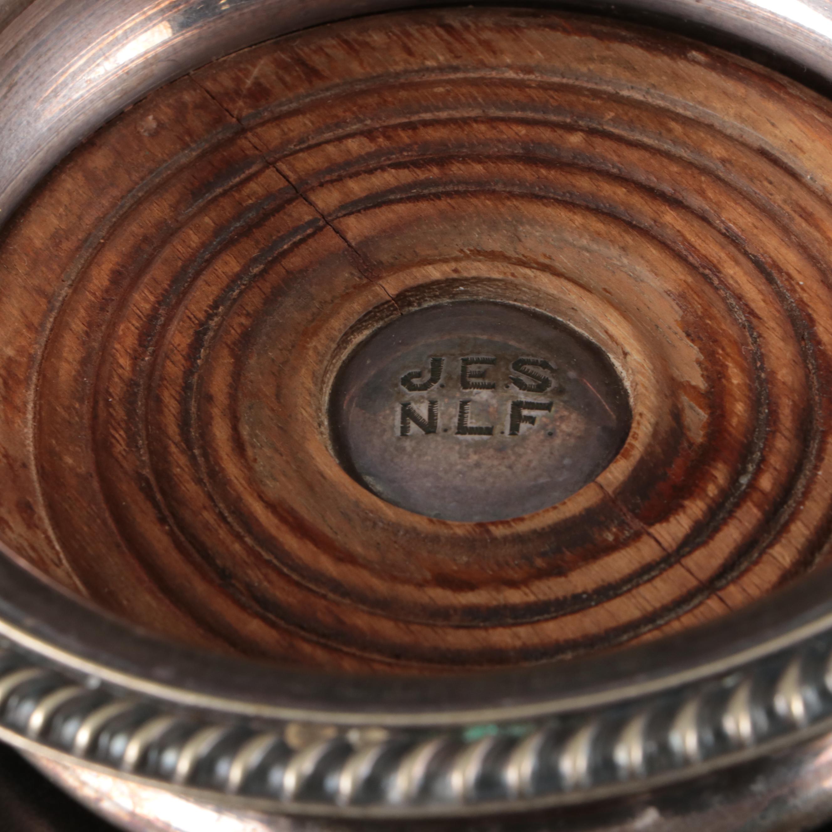 Towle Sterling Silver Candle Holders with Silver Plate Serveware