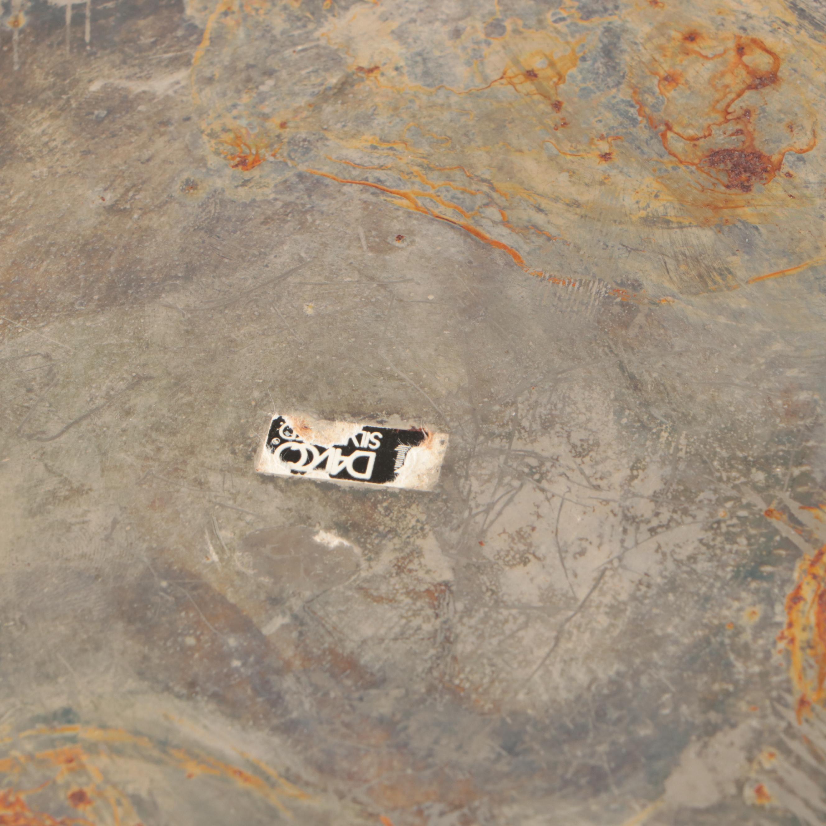 Towle Sterling Silver Candle Holders with Silver Plate Serveware