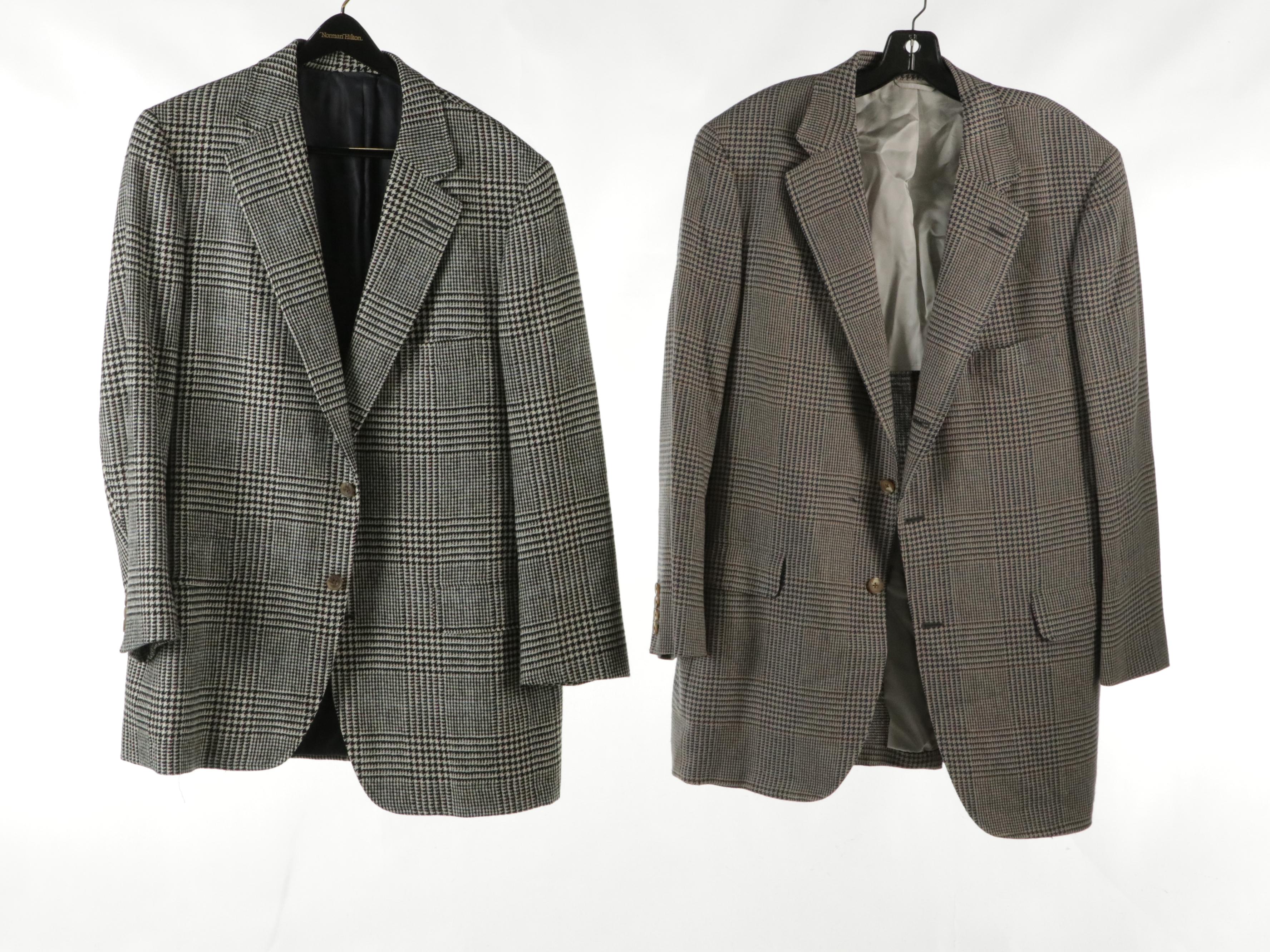 Men's Silk & Wool Blend Blazers by Façonnable & Brooks Brother W/ Other Blazers