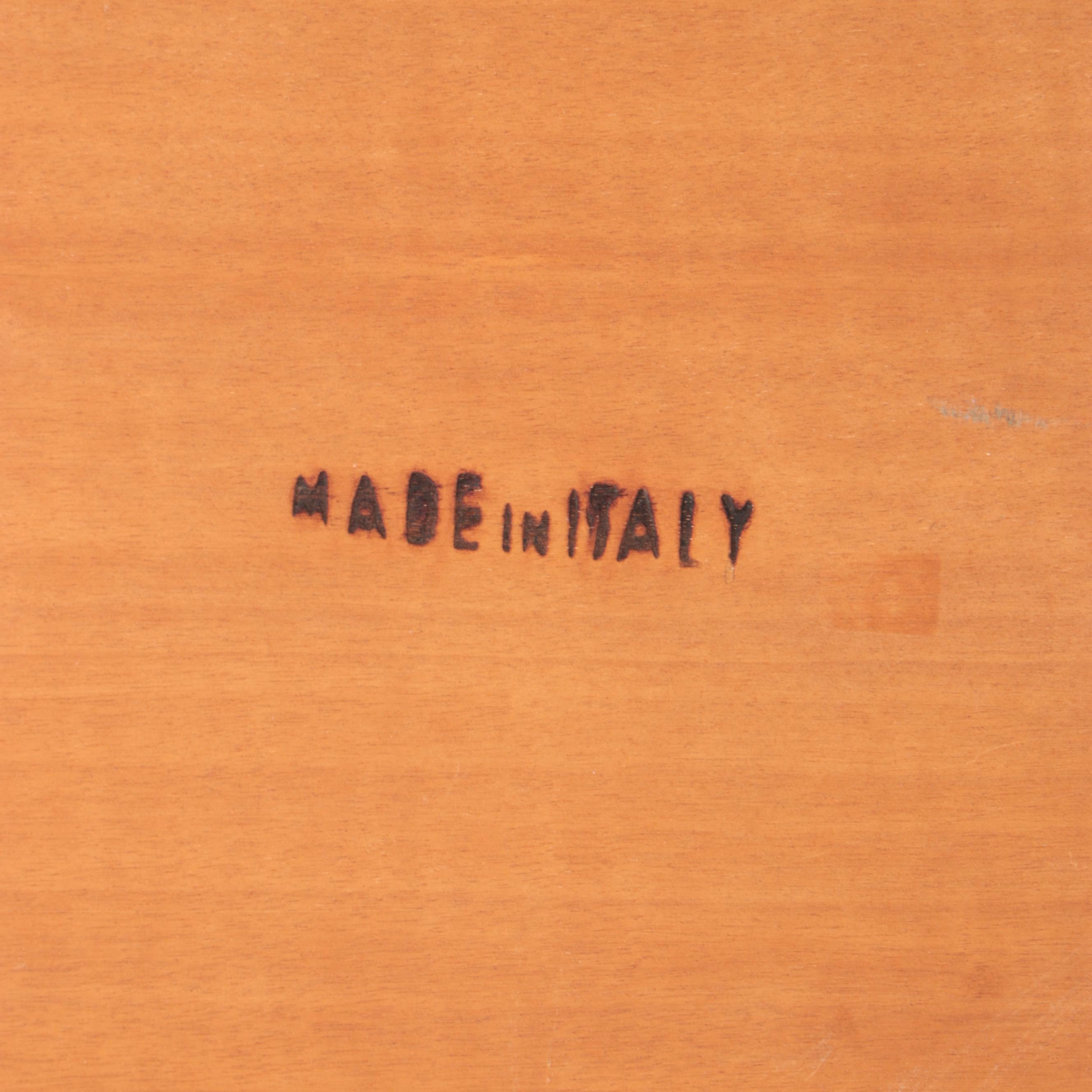 Modern Mahogany Veneered Console Table