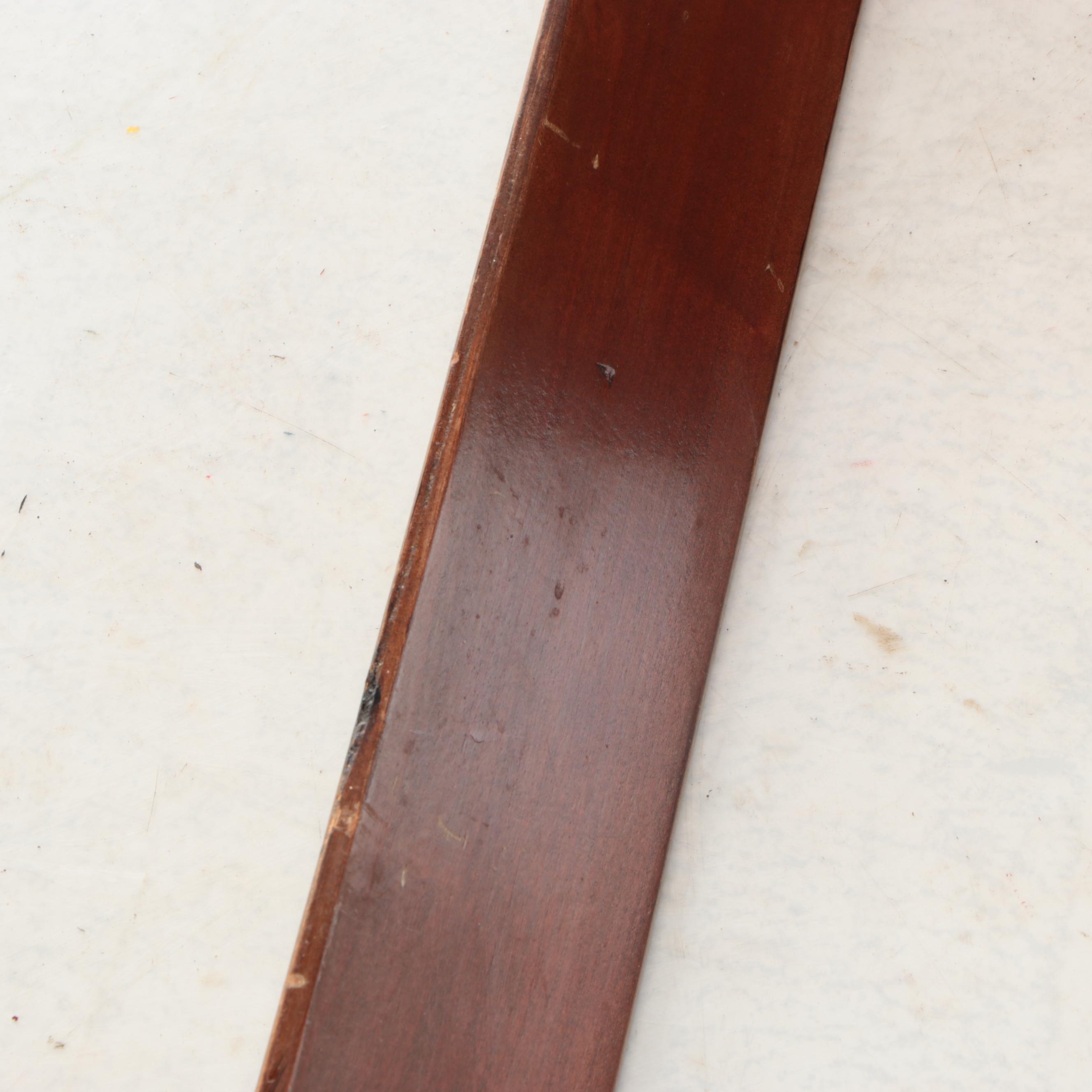 Modern Mahogany Veneered Console Table