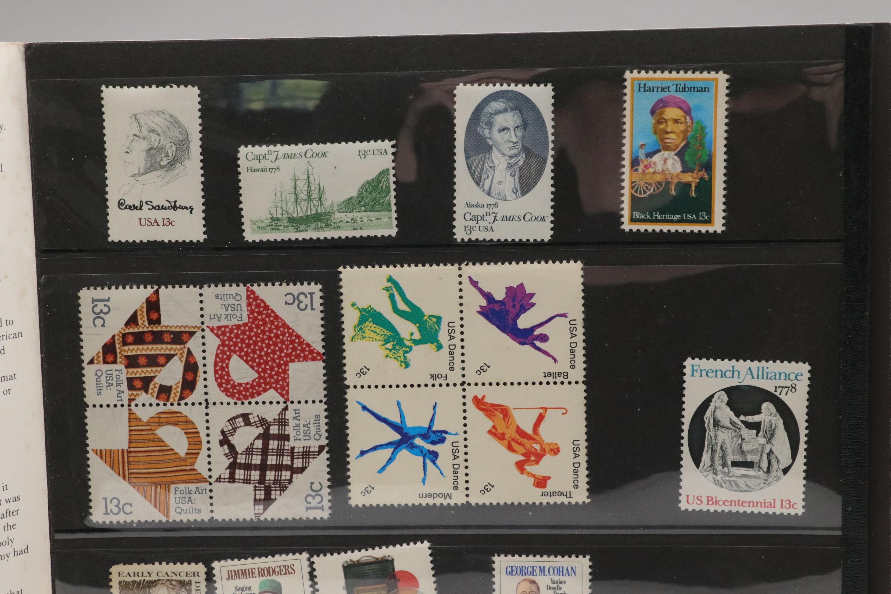 United States Postal Service 1975, 1978, & 1979 Mint Set of Commemorative Stamps