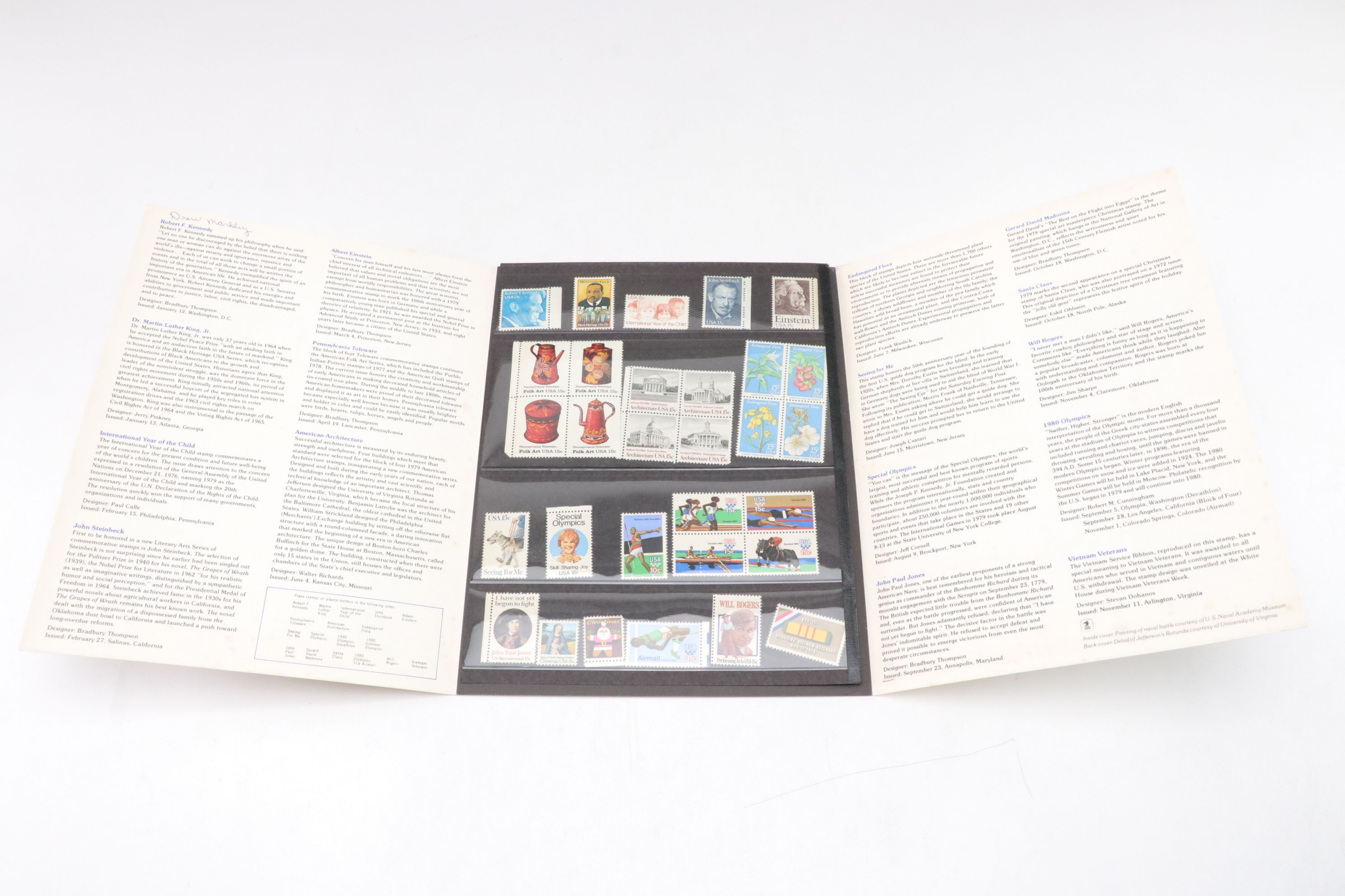 United States Postal Service 1975, 1978, & 1979 Mint Set of Commemorative Stamps