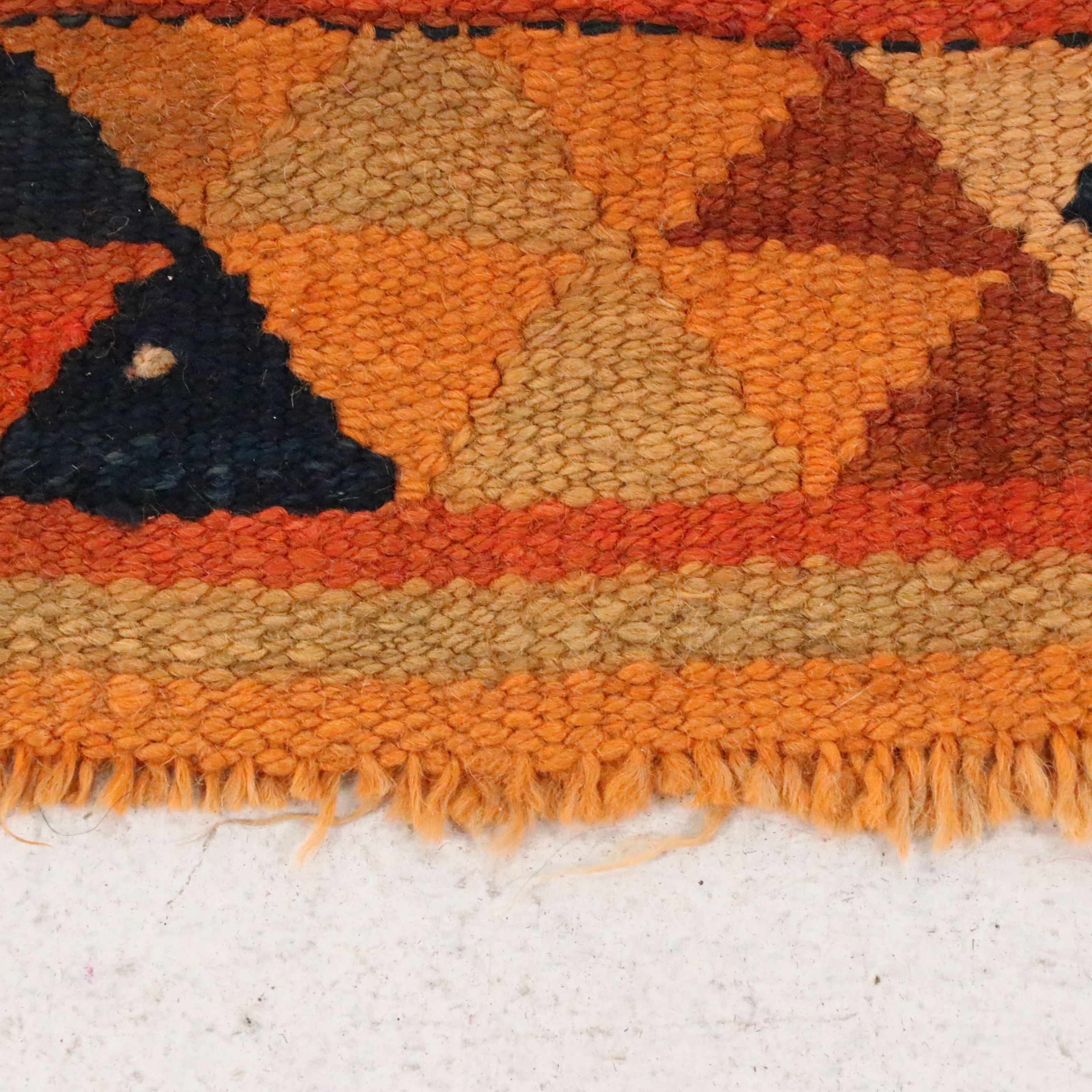 3'2 x 10'6 Hand-Knotted Turkish Village Carpet Runner Long Rug