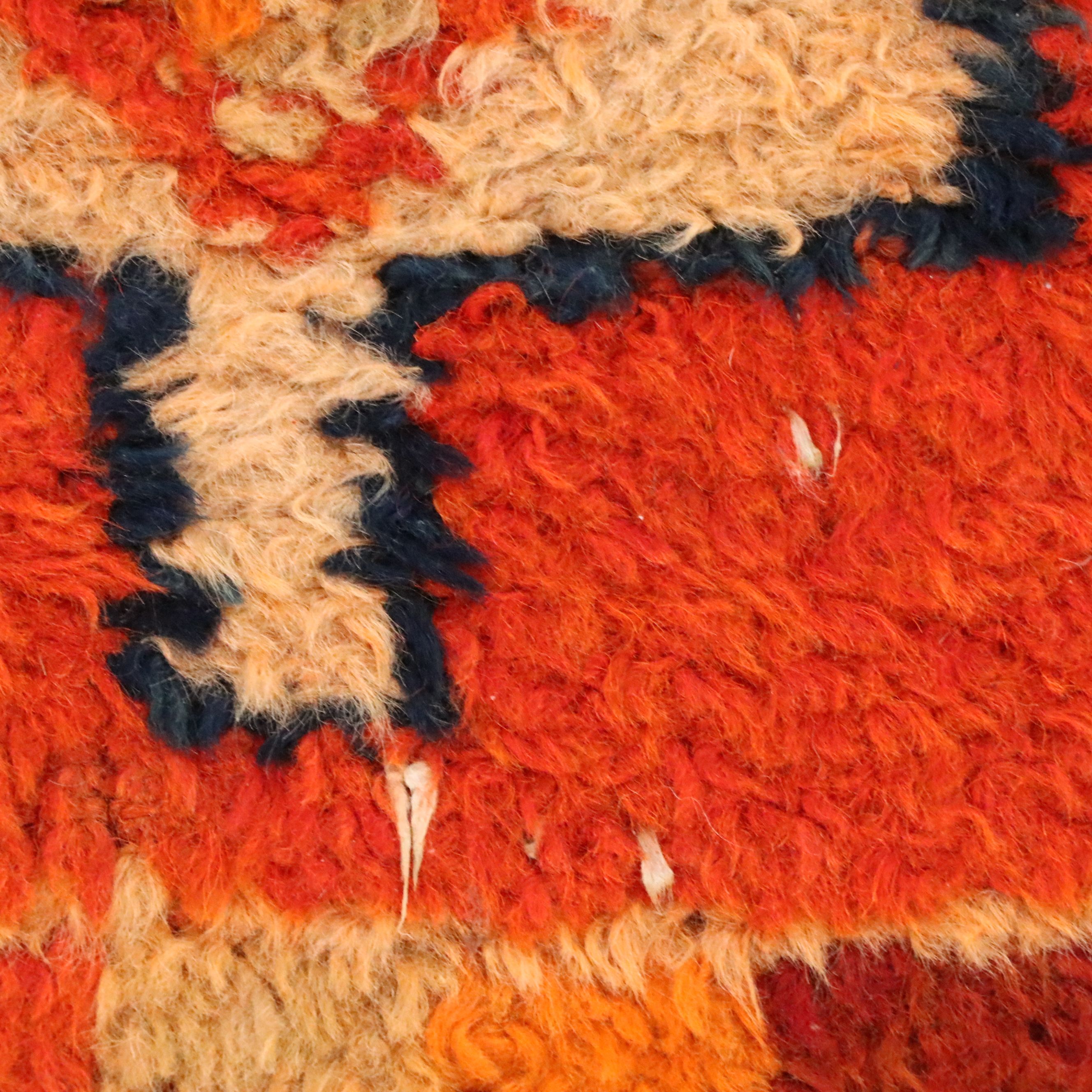 3'2 x 10'6 Hand-Knotted Turkish Village Carpet Runner Long Rug