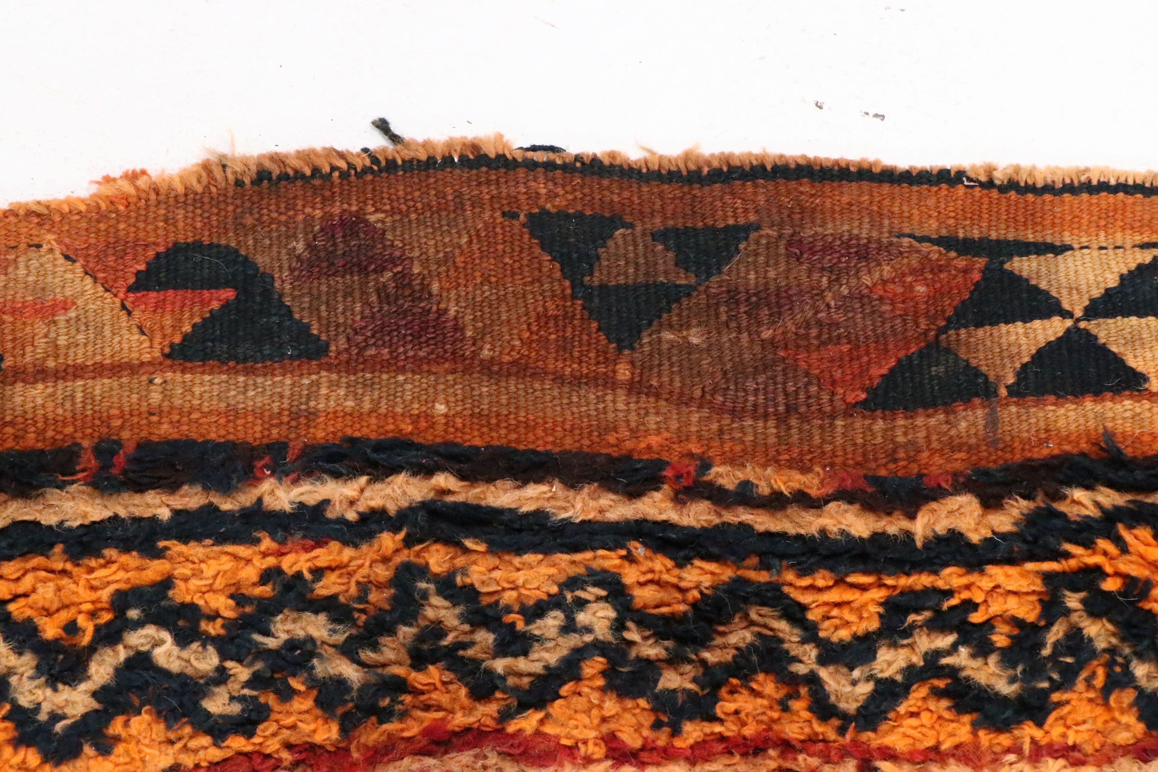 3'2 x 10'6 Hand-Knotted Turkish Village Carpet Runner Long Rug