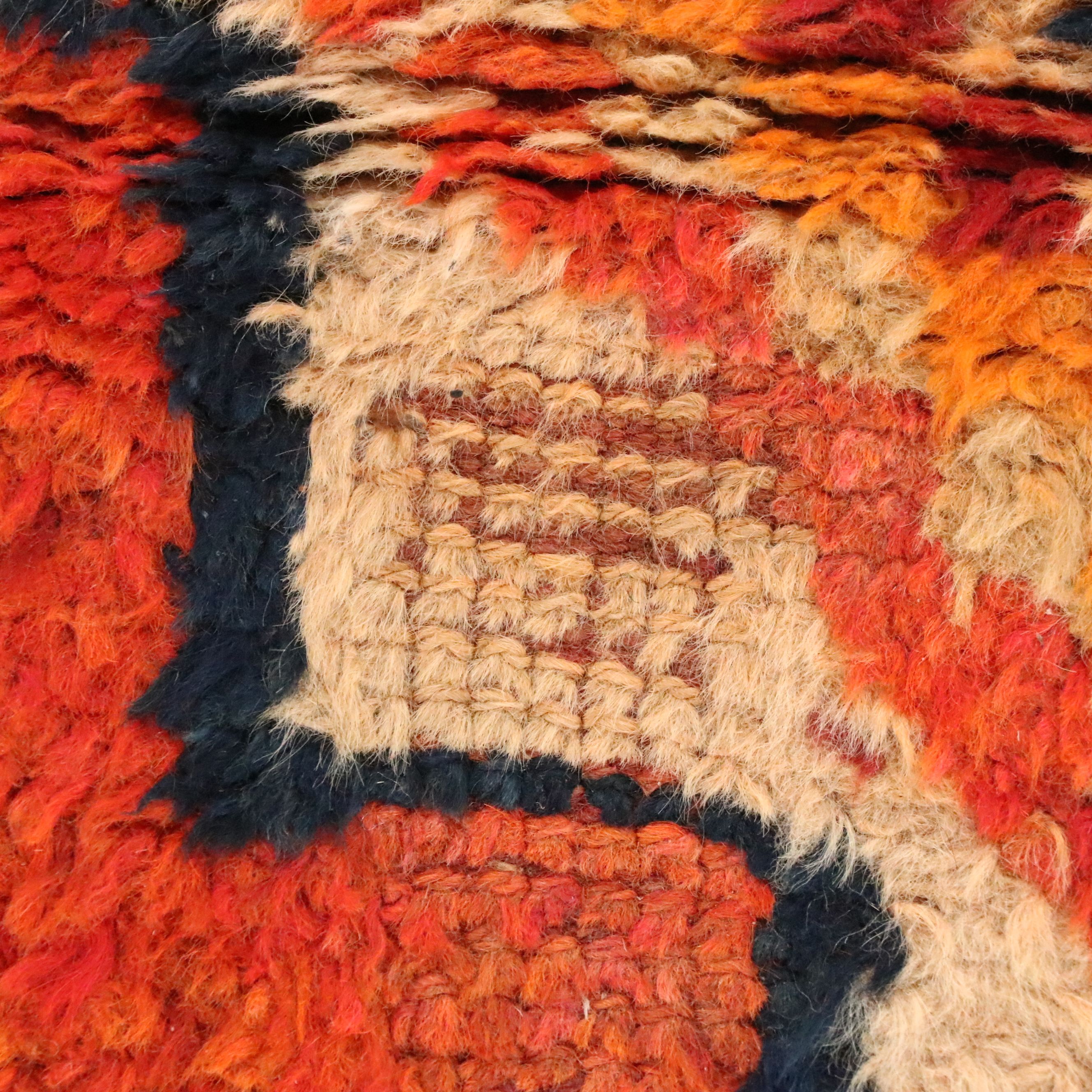 3'2 x 10'6 Hand-Knotted Turkish Village Carpet Runner Long Rug