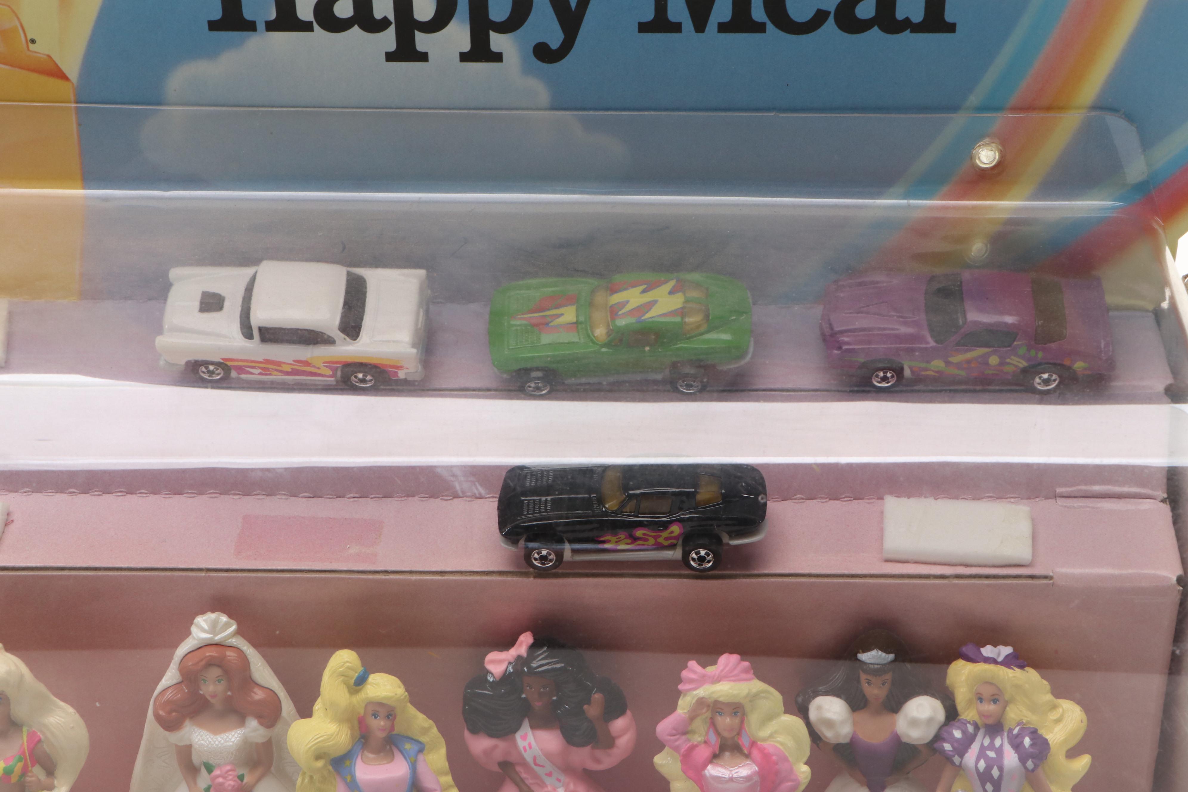 McDonald's "Hot Wheels or Barbie" Happy Meal Display, 1991