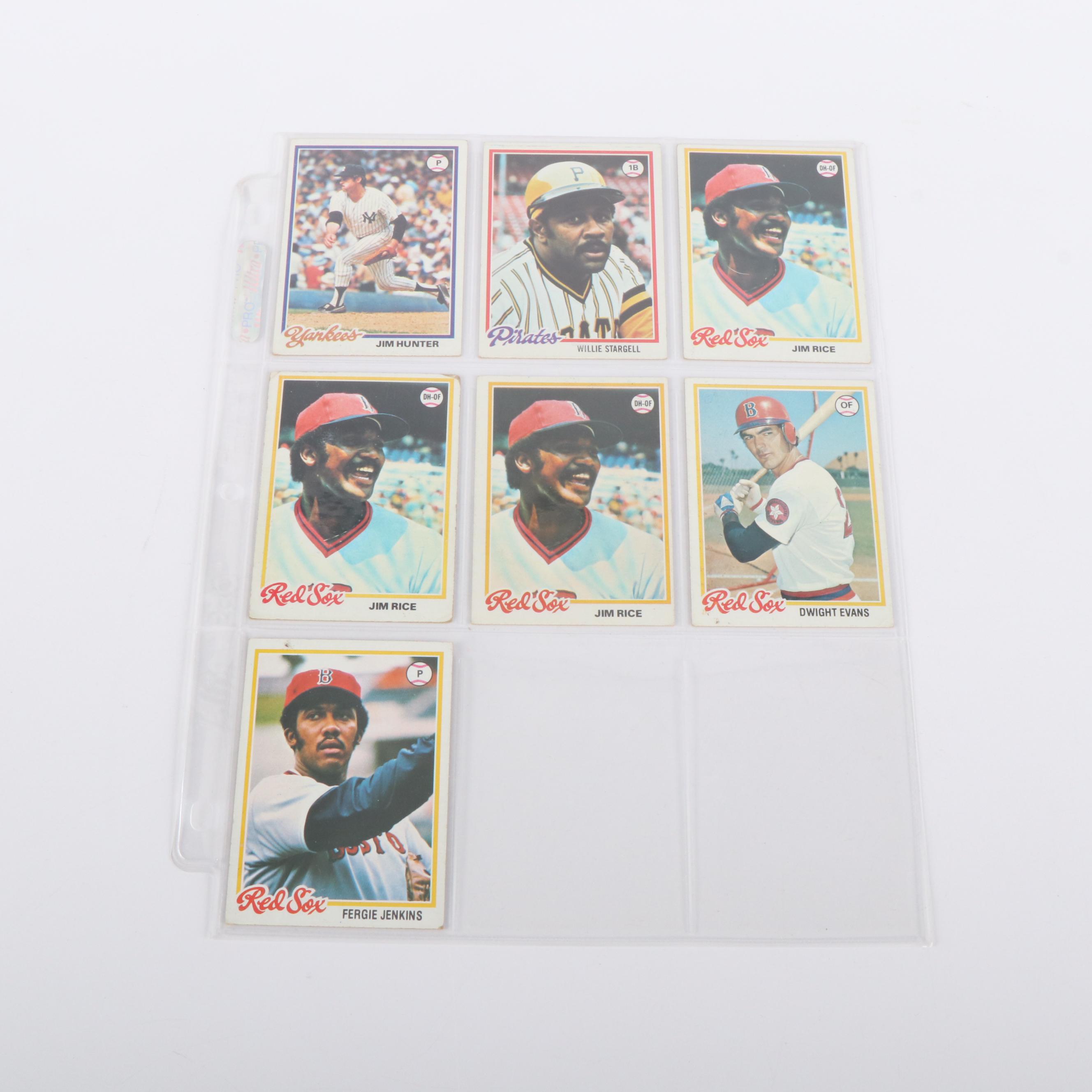 1978 Topps Baseball Cards Featuring Alan Trammell and Paul Molitor Rookie