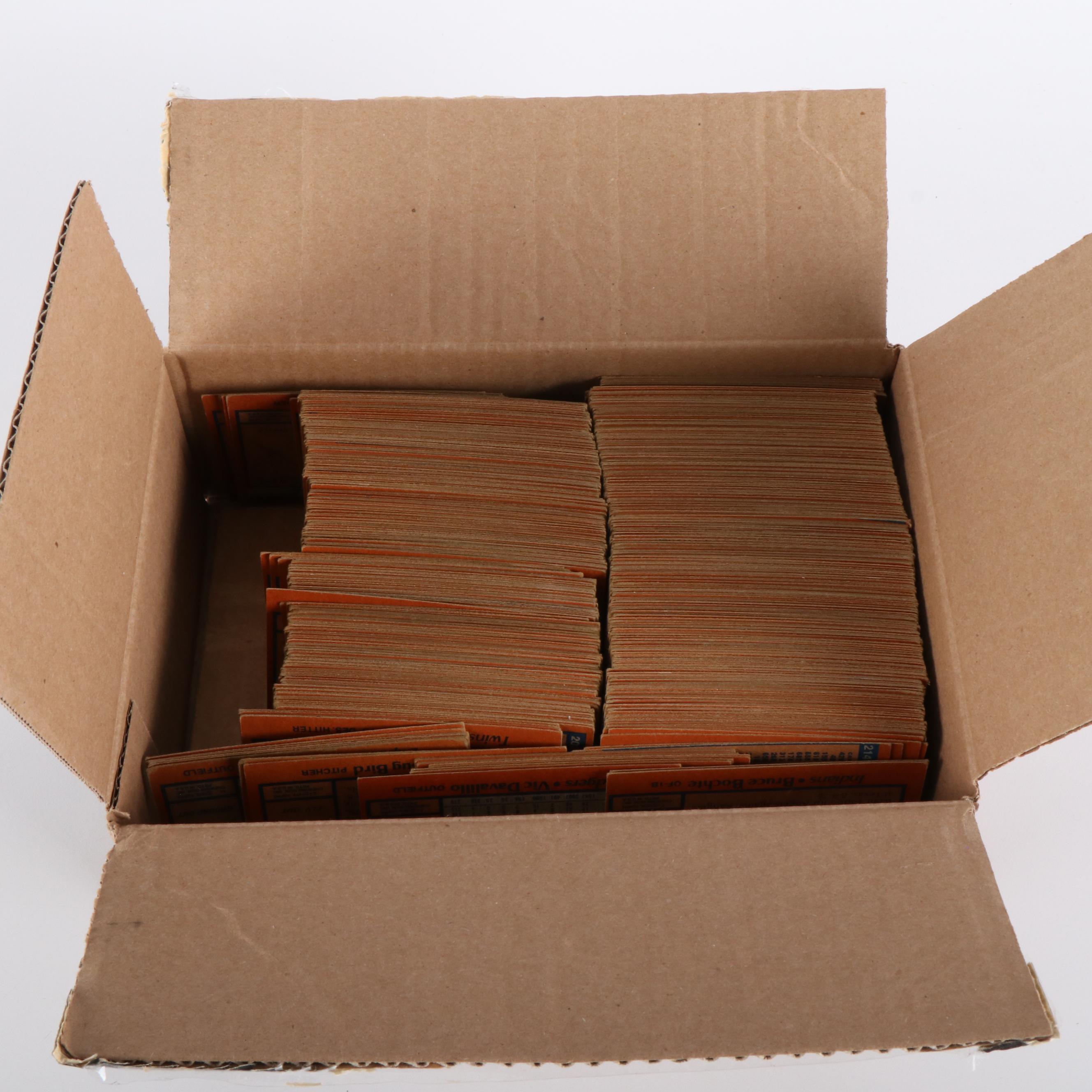 1978 Topps Baseball Cards Featuring Alan Trammell and Paul Molitor Rookie