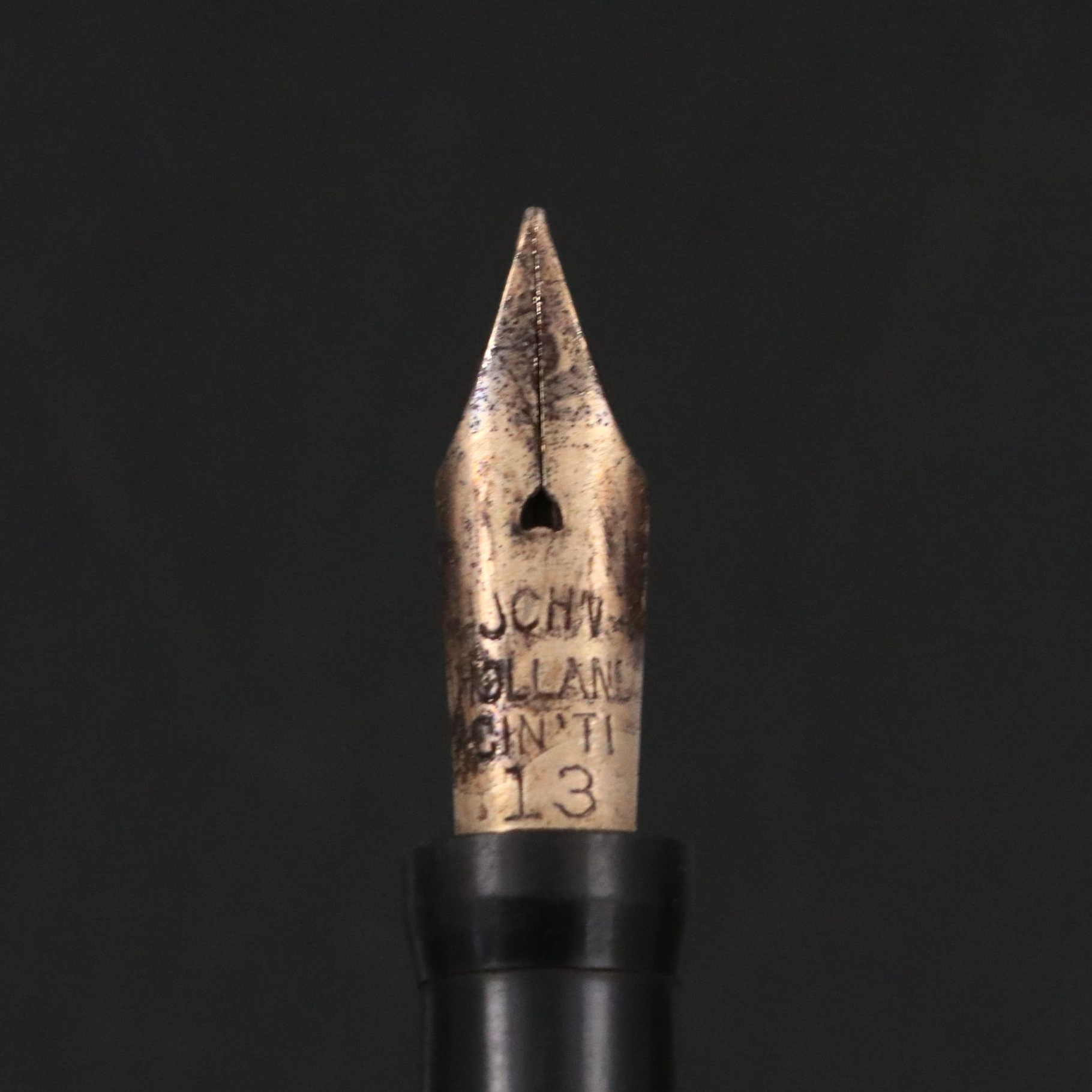 John Holland Gold Filled Fountain Pen with Other Gold Plate Mechanical Pencils