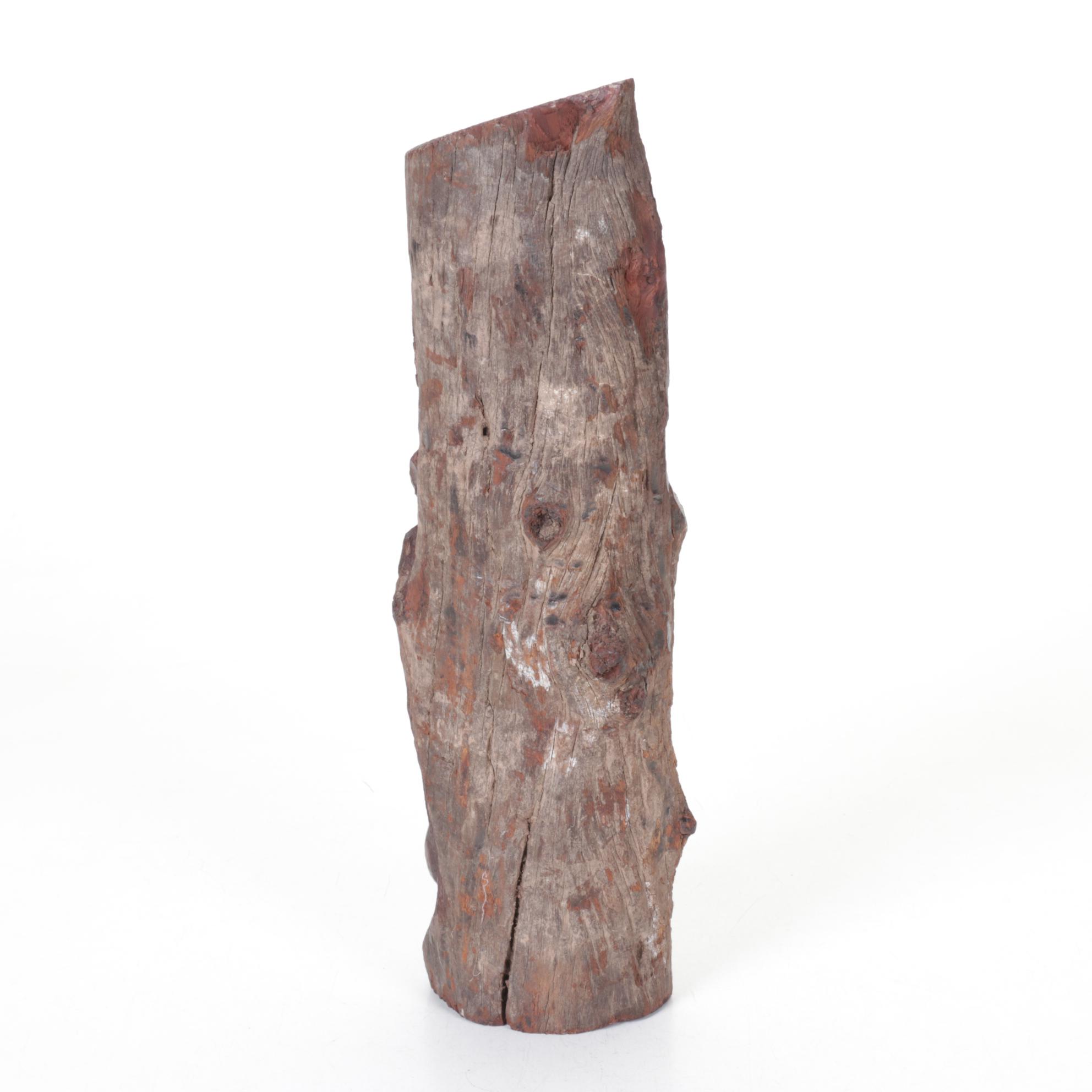 Argentinian Hand-Carved Wood Sculpture of Man