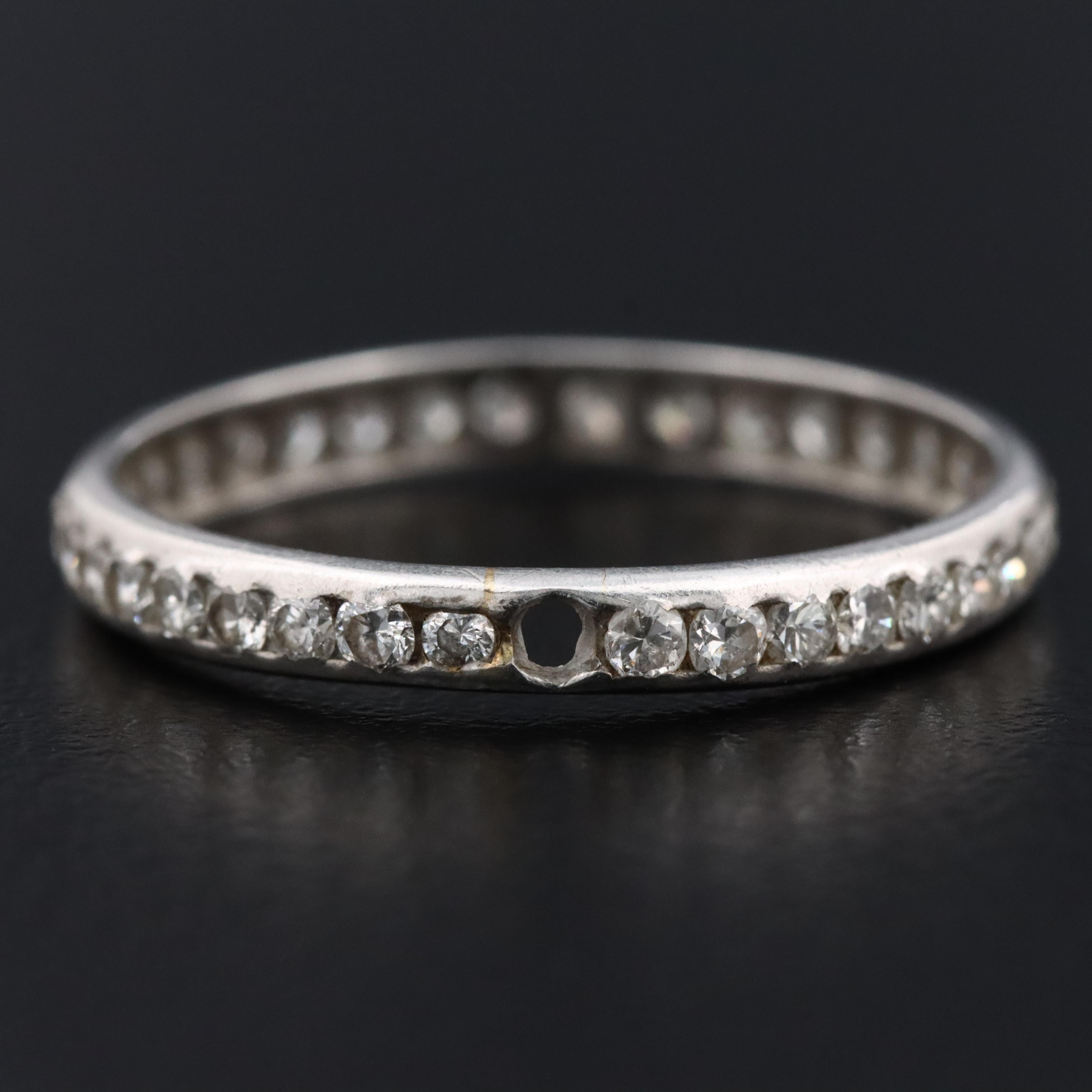 Platinum 0.72 CTW Diamond Eternity Band