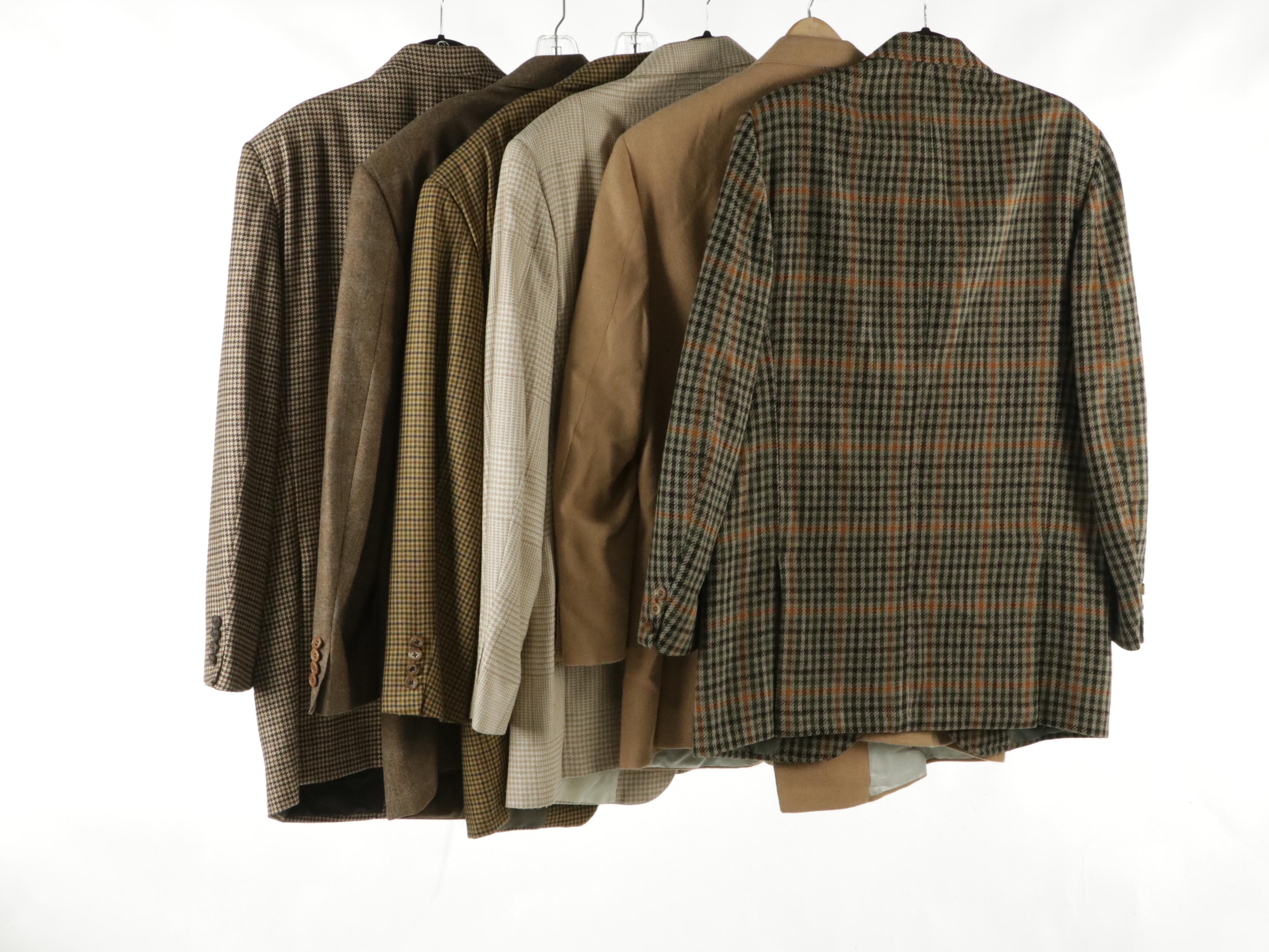 Men's Canali and Ermenegildo Zegna Cashmere, Wool & Silk Blend Blazers W/ More