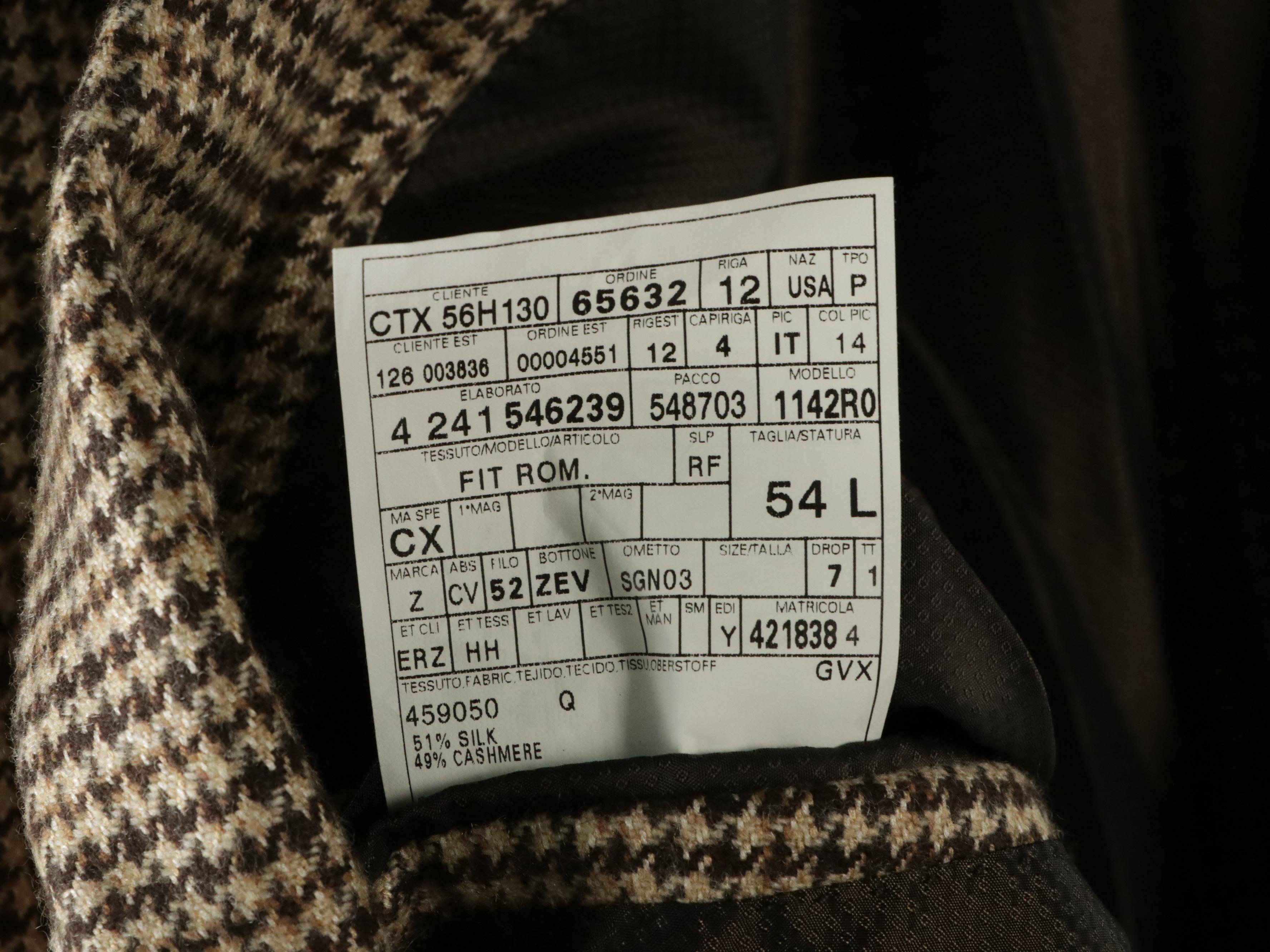 Men's Canali and Ermenegildo Zegna Cashmere, Wool & Silk Blend Blazers W/ More