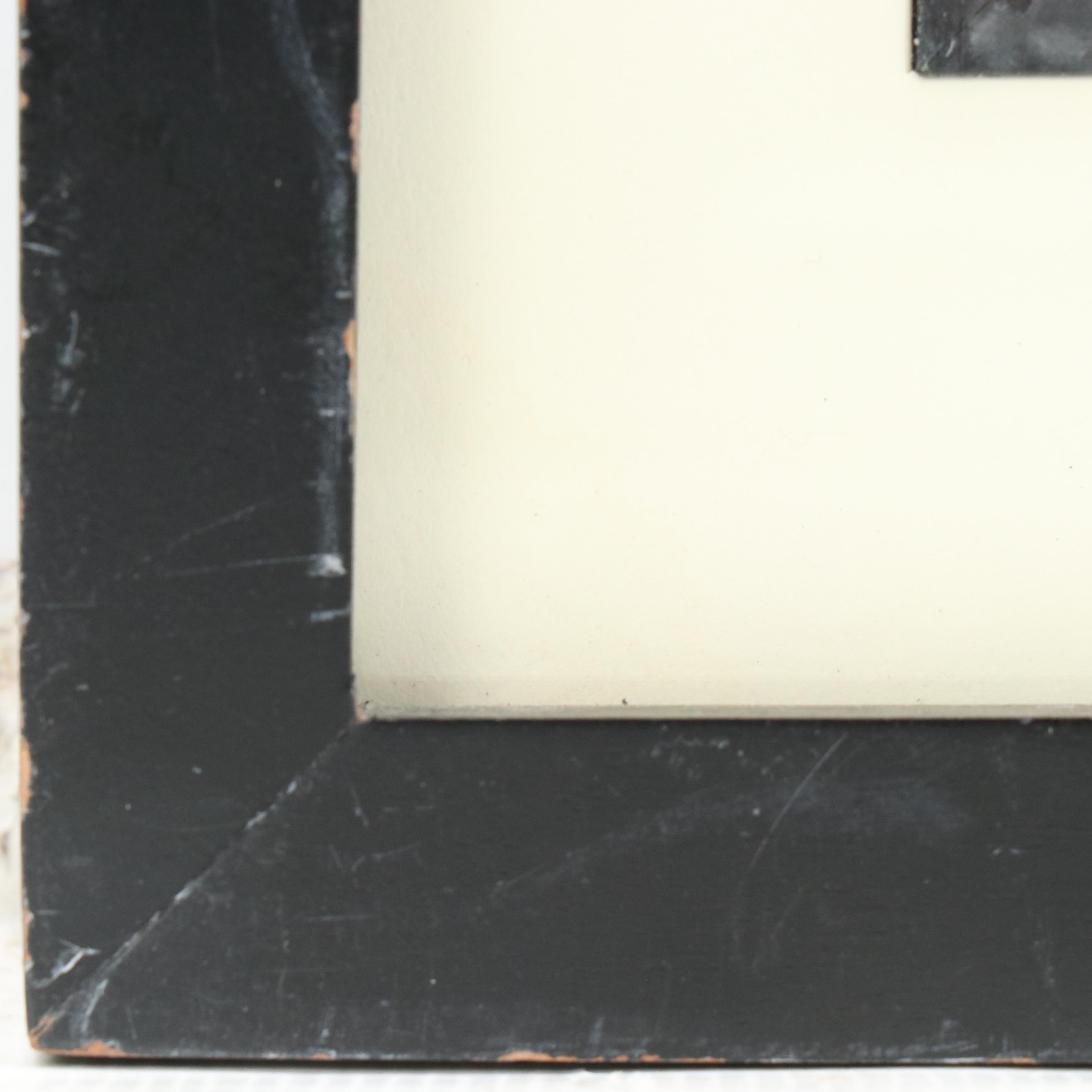 Watercolor Painting of Woman Wearing Red Coat and Hat