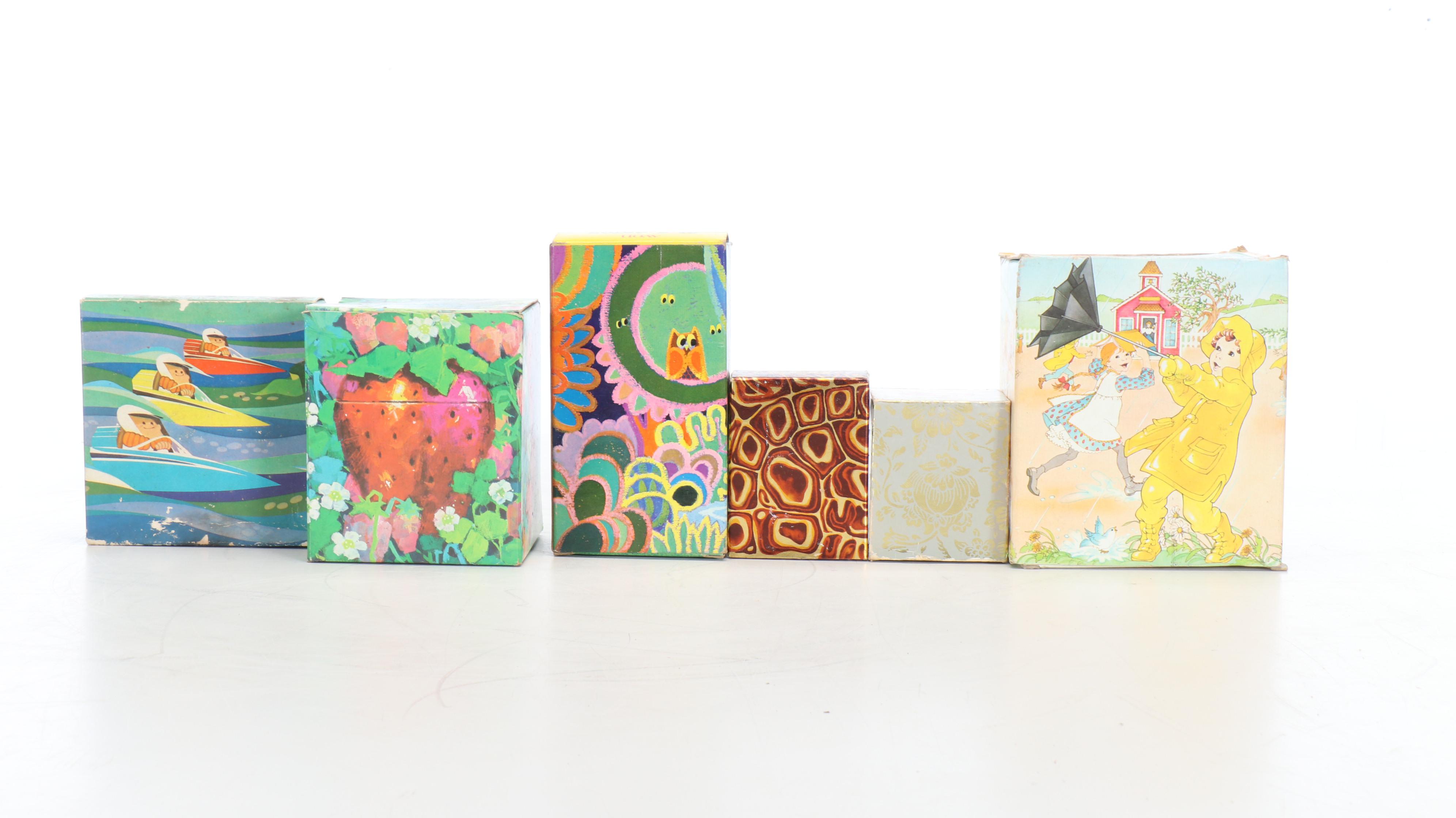 Vintage Avon Perfume Collection Featuring "Gone Fishing Tai Winds" Aftershave