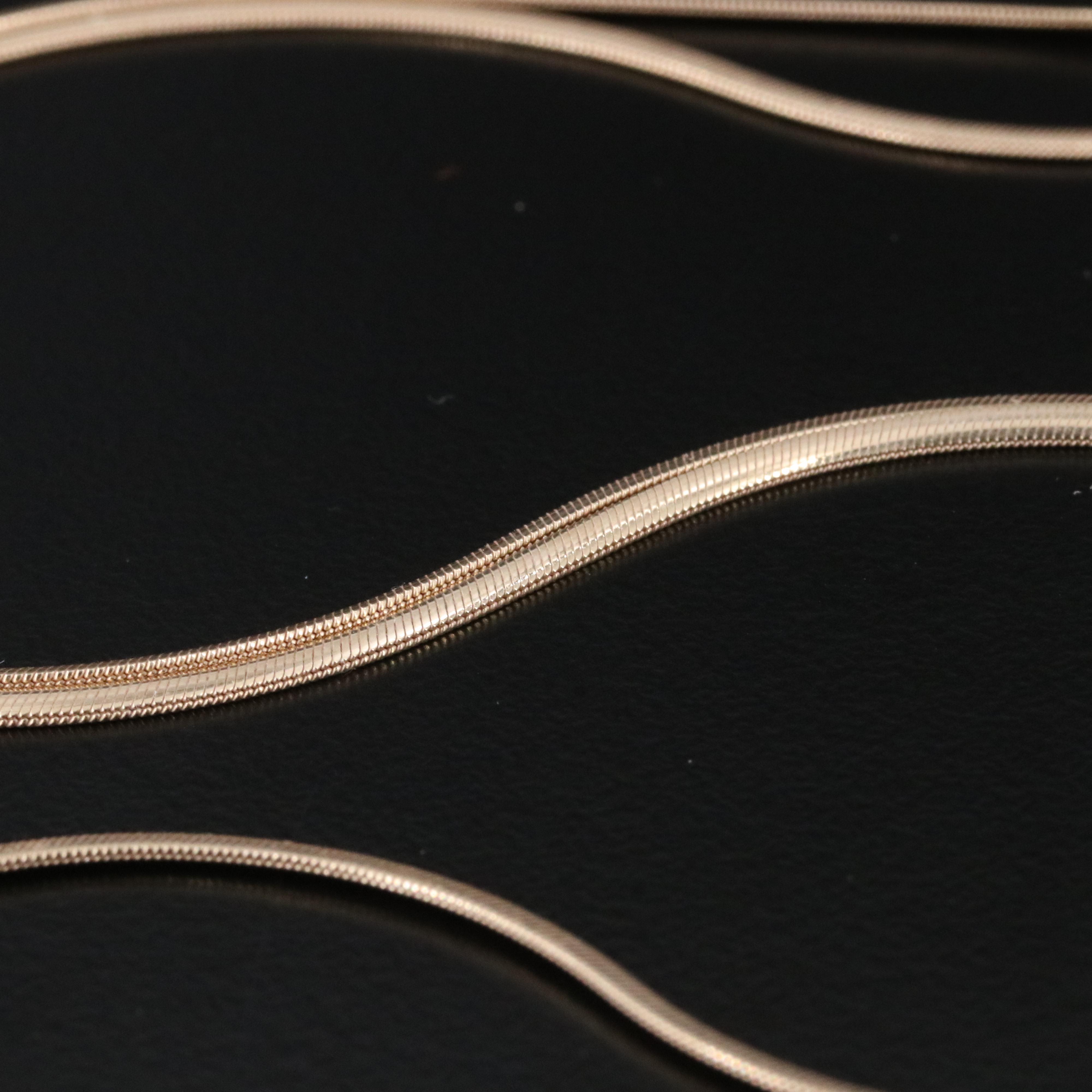 14K Snake Chain Necklace