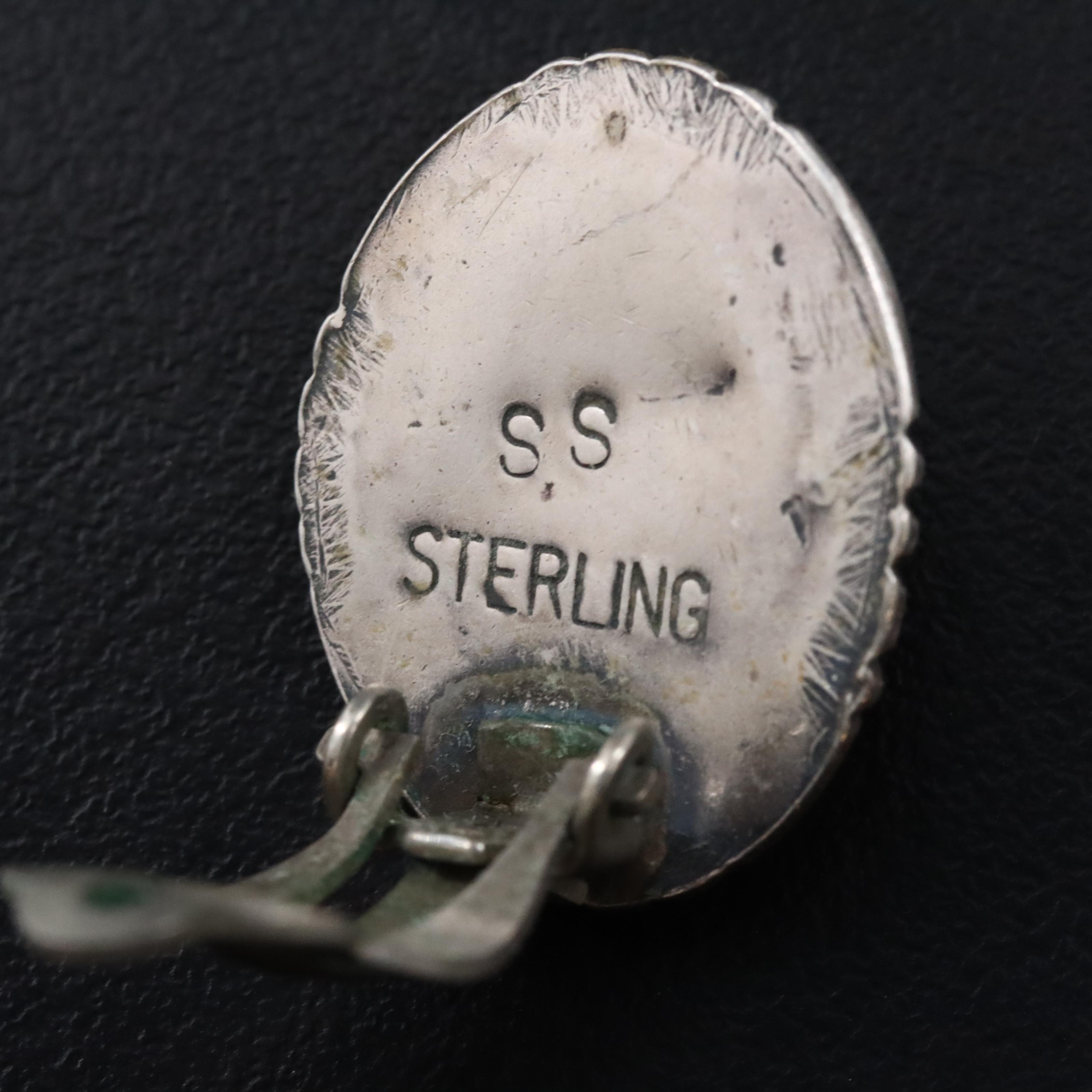 Sterling Black Onyx Earrings