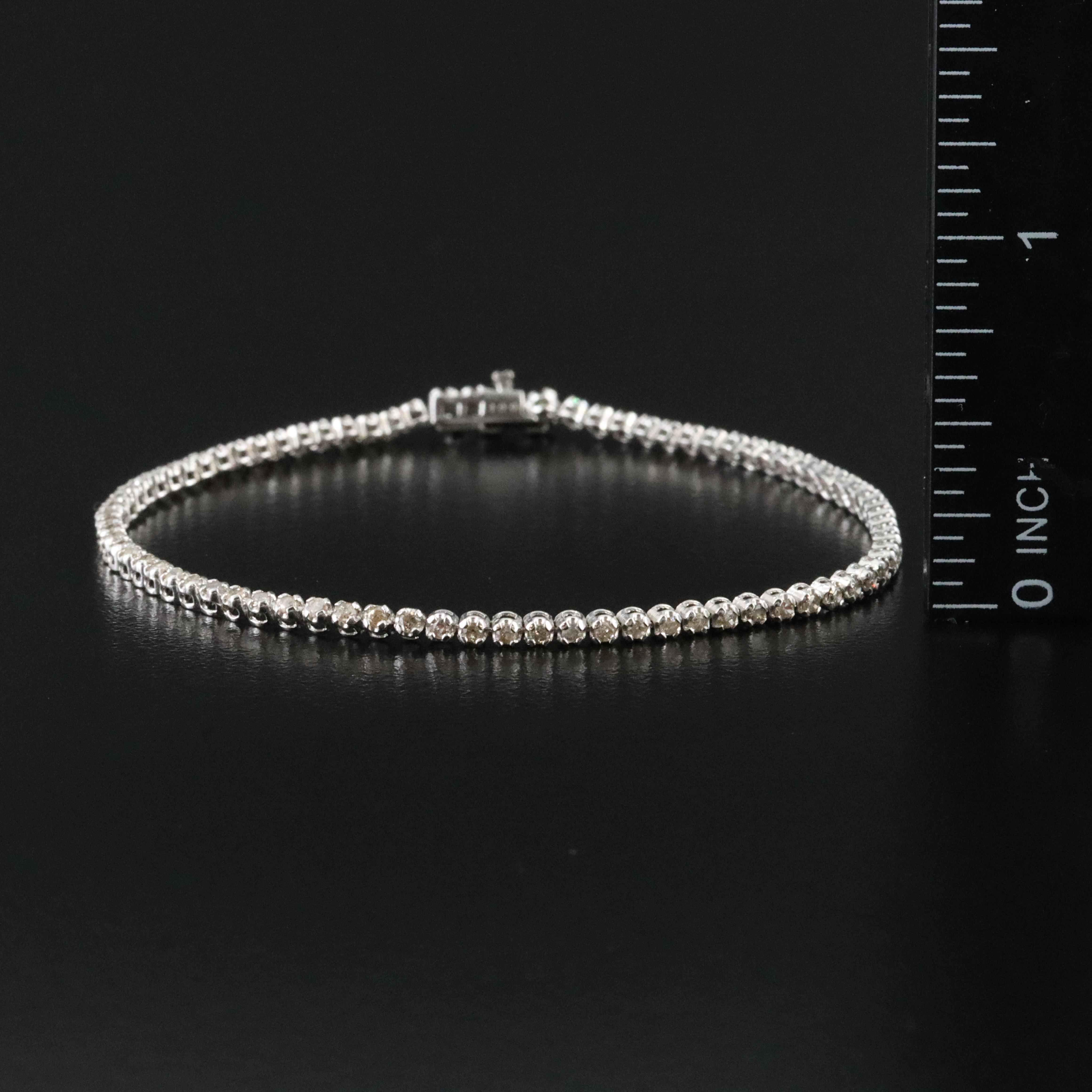 18K 1.15 CTW Diamond Bracelet
