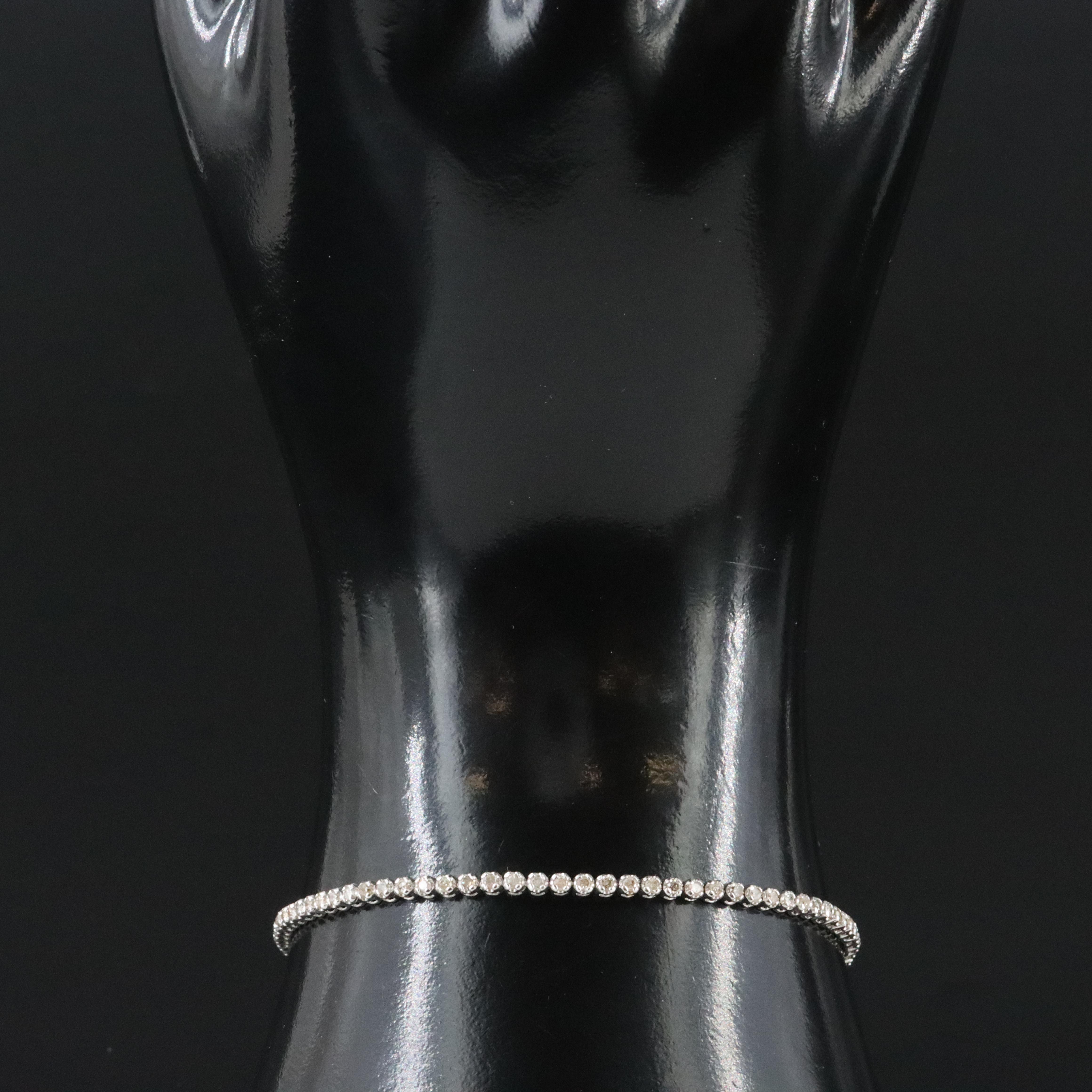 18K 1.15 CTW Diamond Bracelet