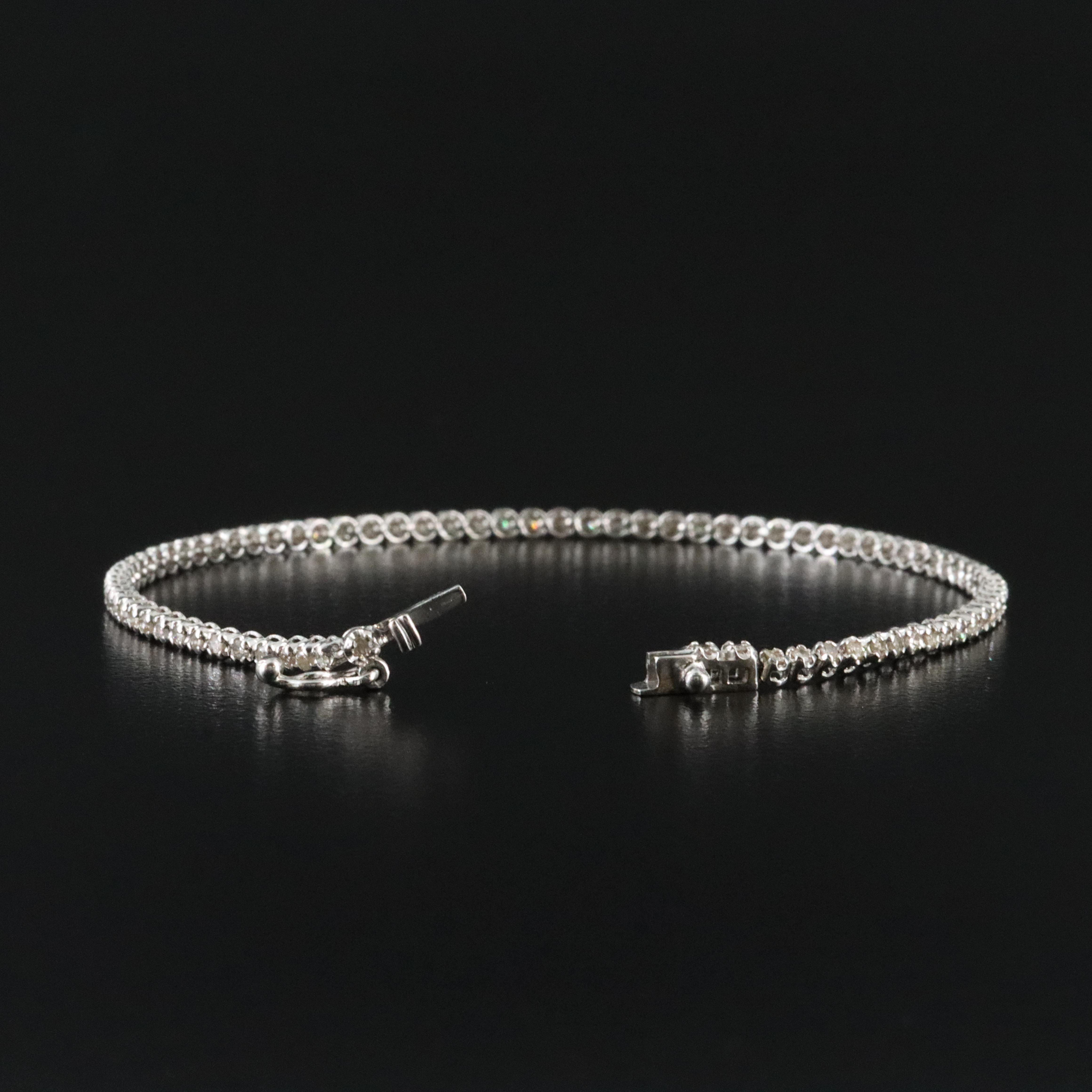 18K 1.15 CTW Diamond Bracelet