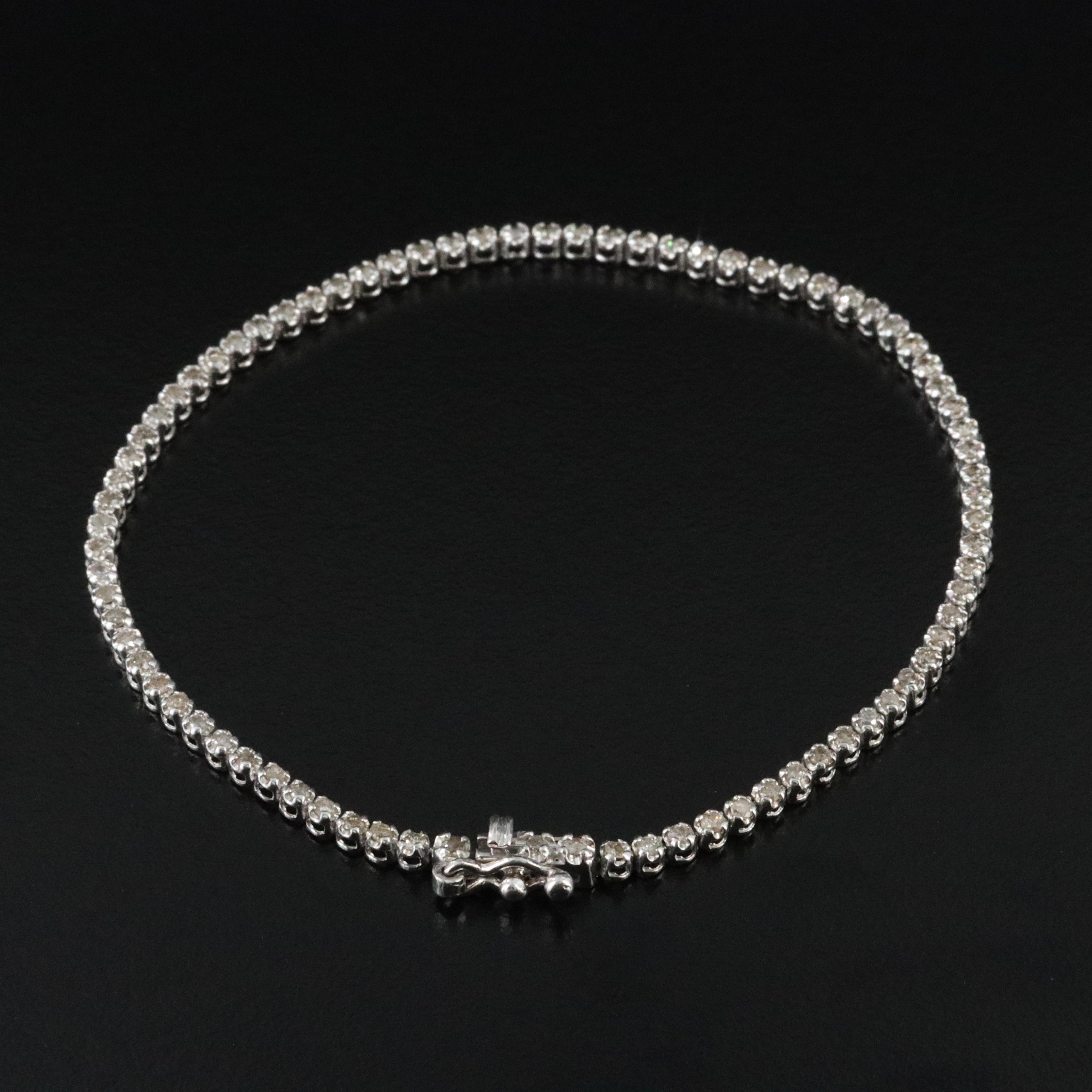 18K 1.15 CTW Diamond Bracelet