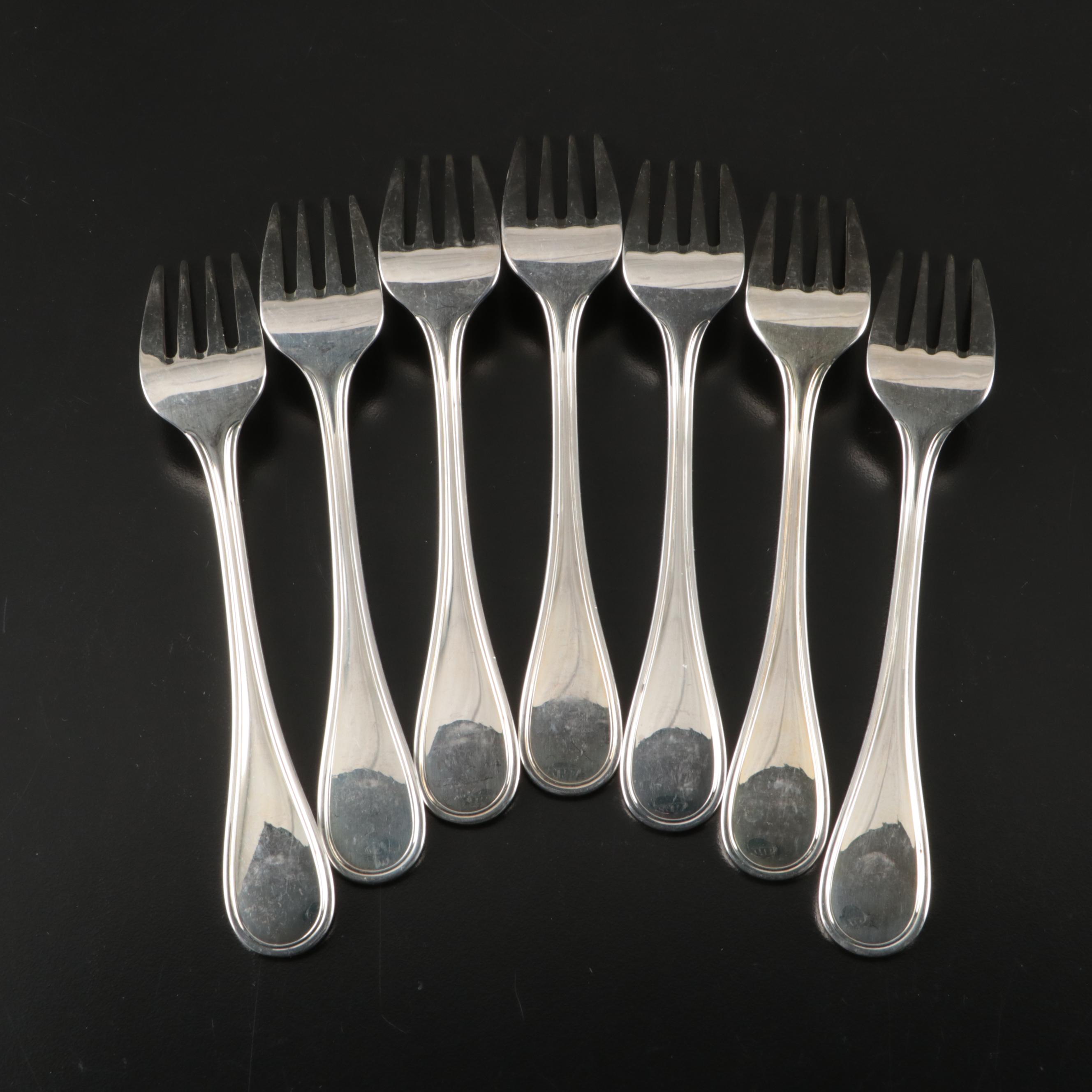 Christofle Silver Plate Dinner Forks