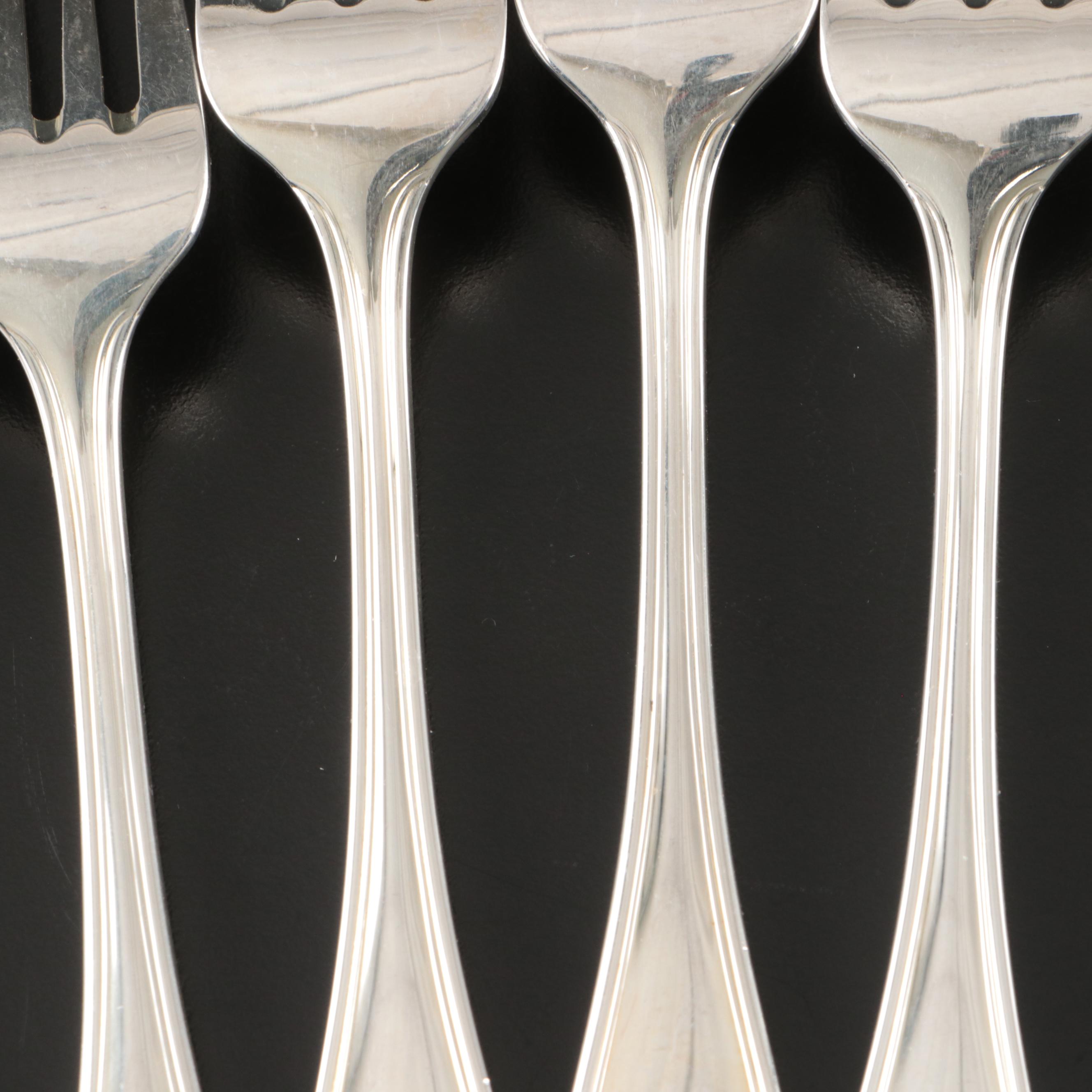 Christofle Silver Plate Dinner Forks