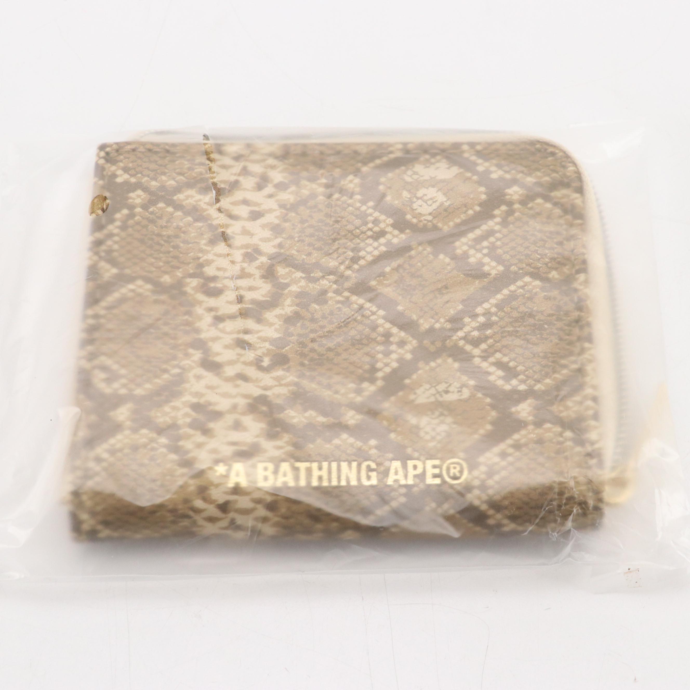 BAPE x "Smart" Magazine Promotional Good Luck Mini Wallet with Packaging