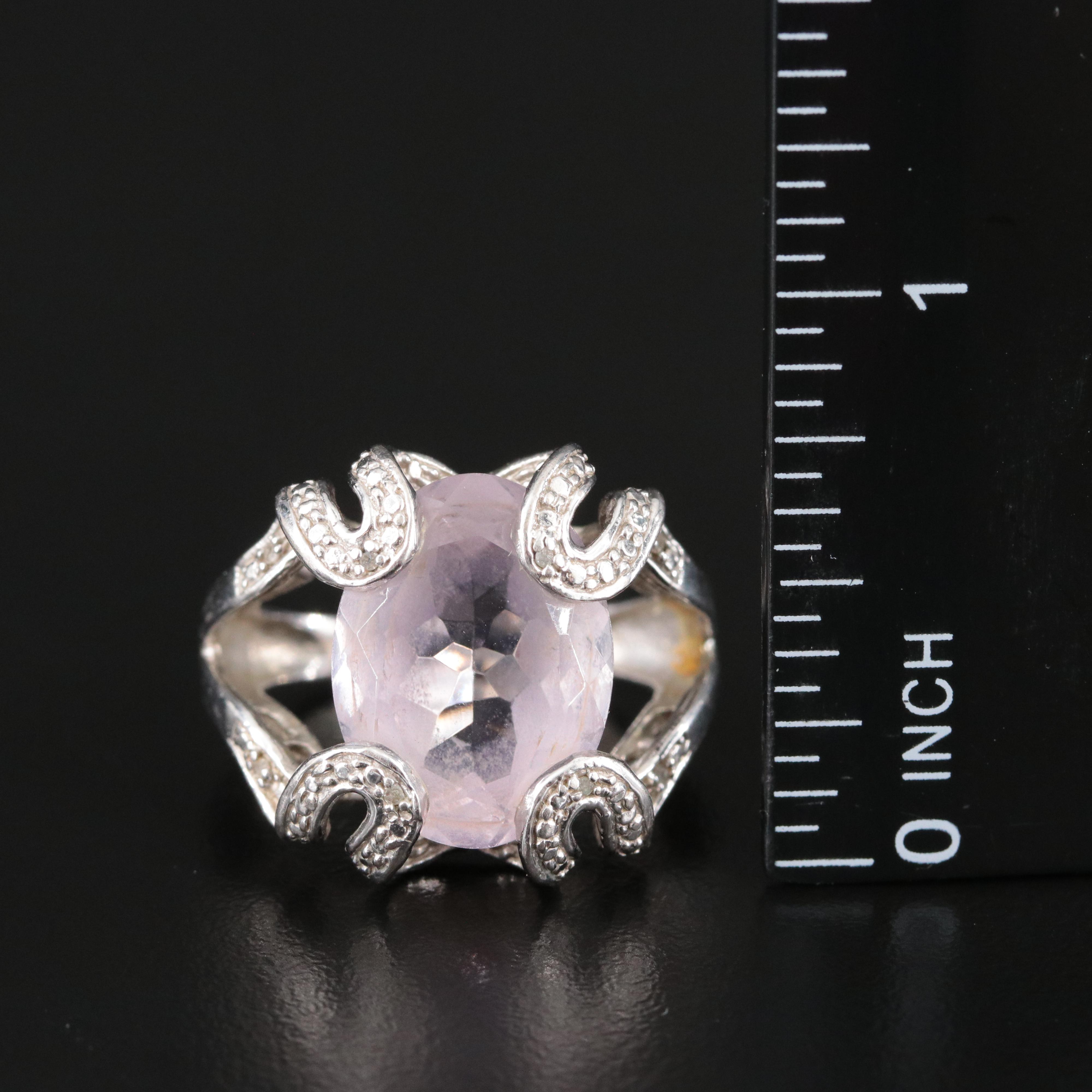 Sterling Spinel, Amethyst and Turquoise Ring Selection