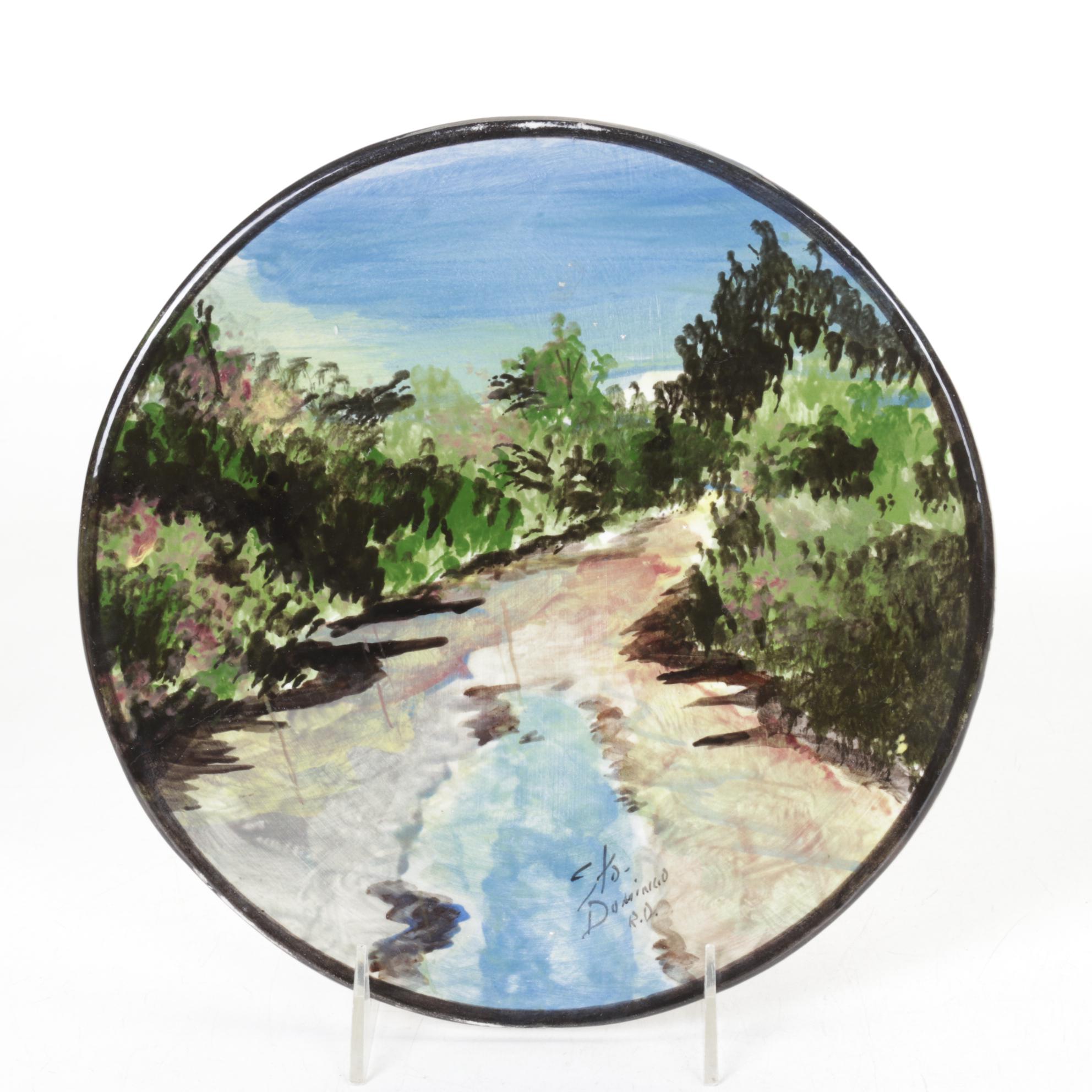 Hand-Painted Dominican Republic Wall Plates, Cigar Box Handbag & More