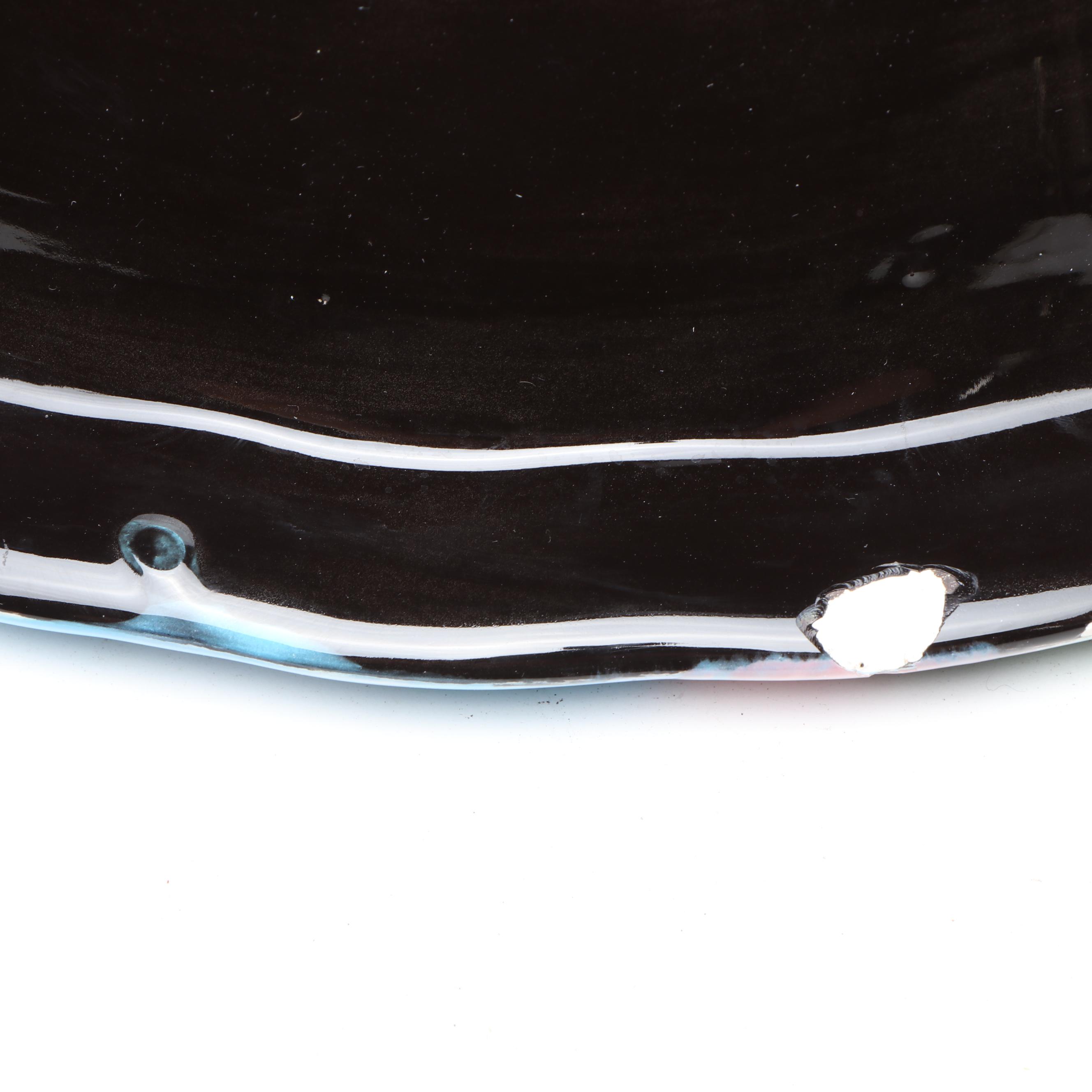 Lesäl Handcrafted Horse Themed Ceramic Bowls with Plate