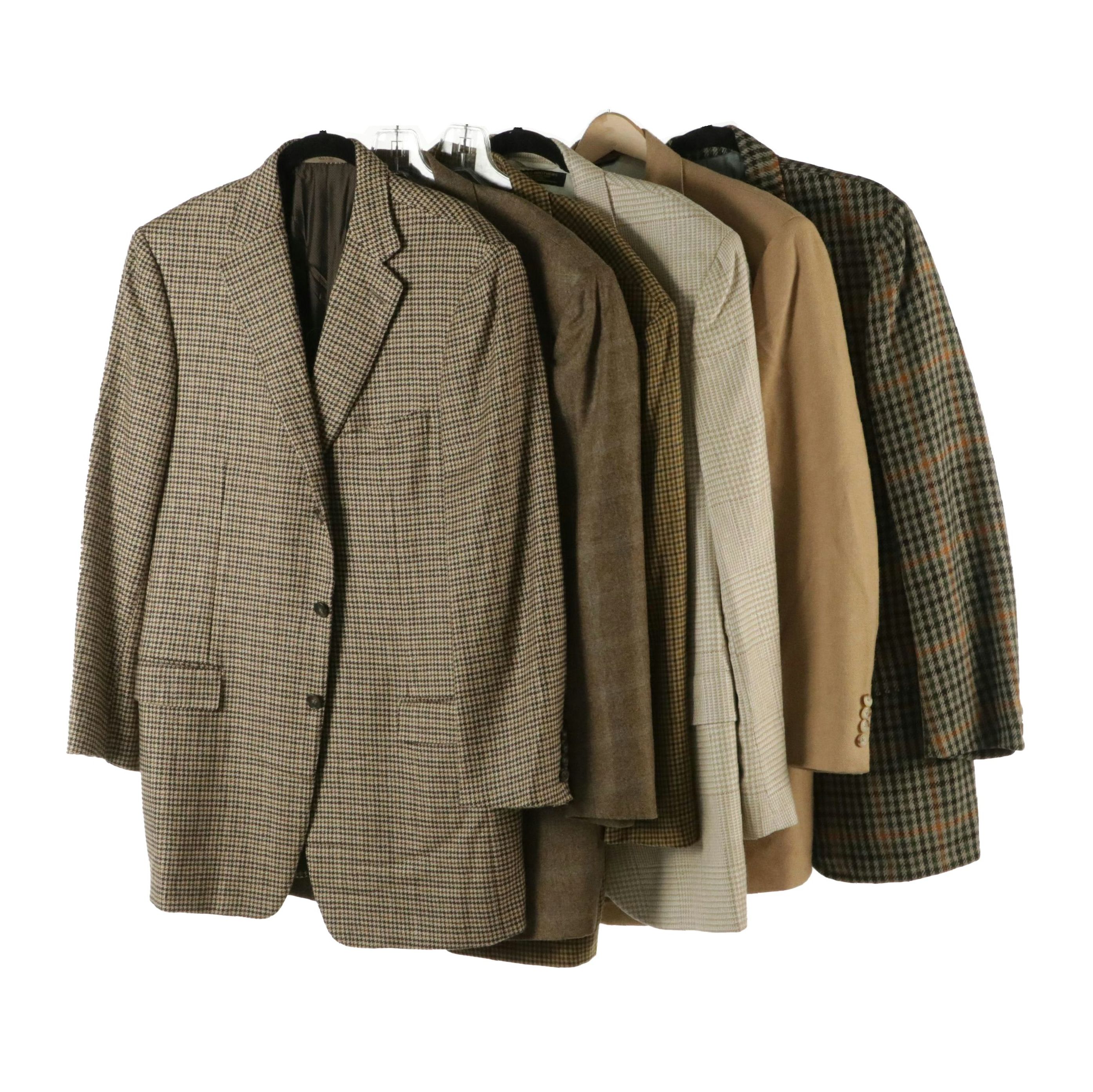 Men's Canali and Ermenegildo Zegna Cashmere, Wool & Silk Blend Blazers W/ More