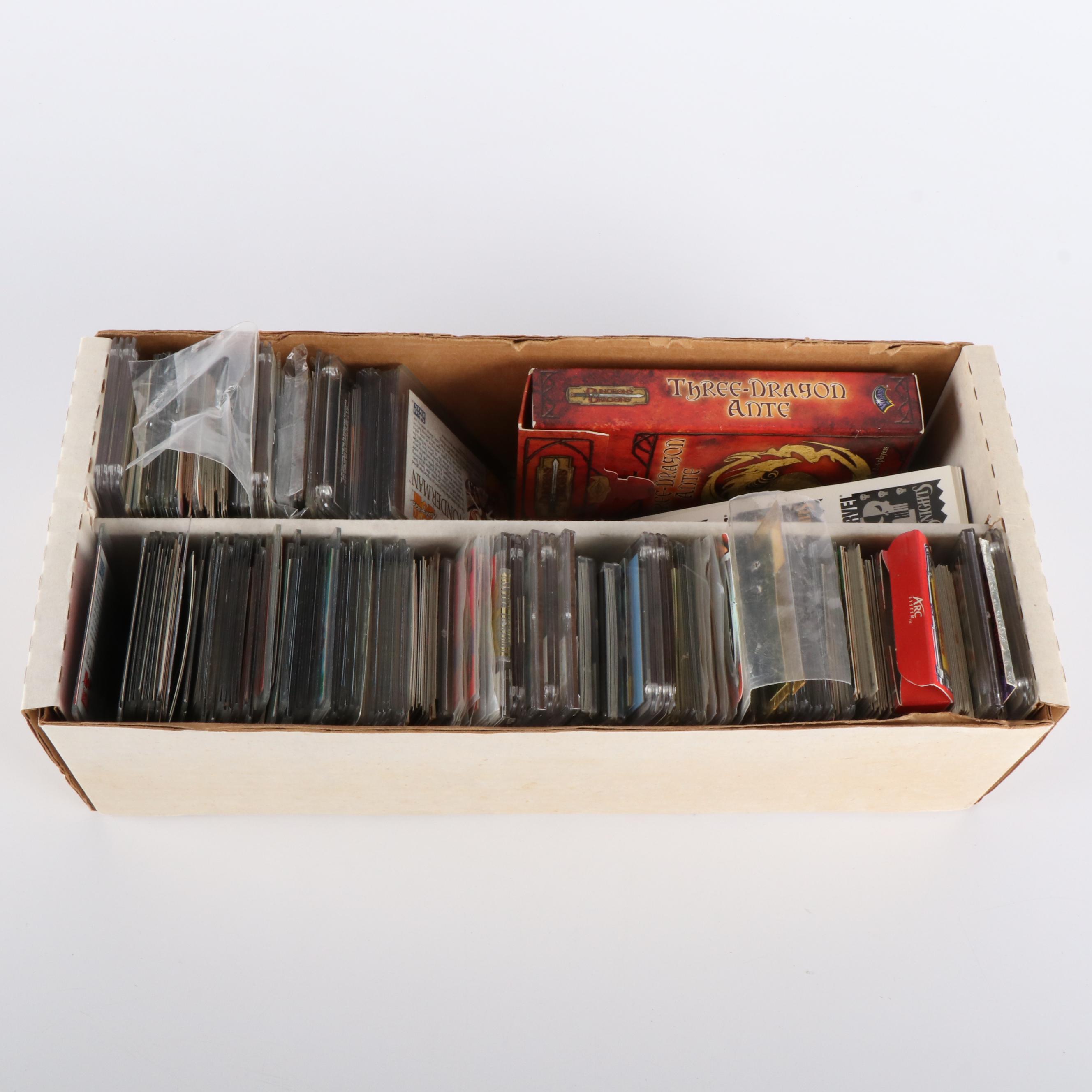 Marvel and DC Comic Books Cards Featuring Superman, Iron Man, with More