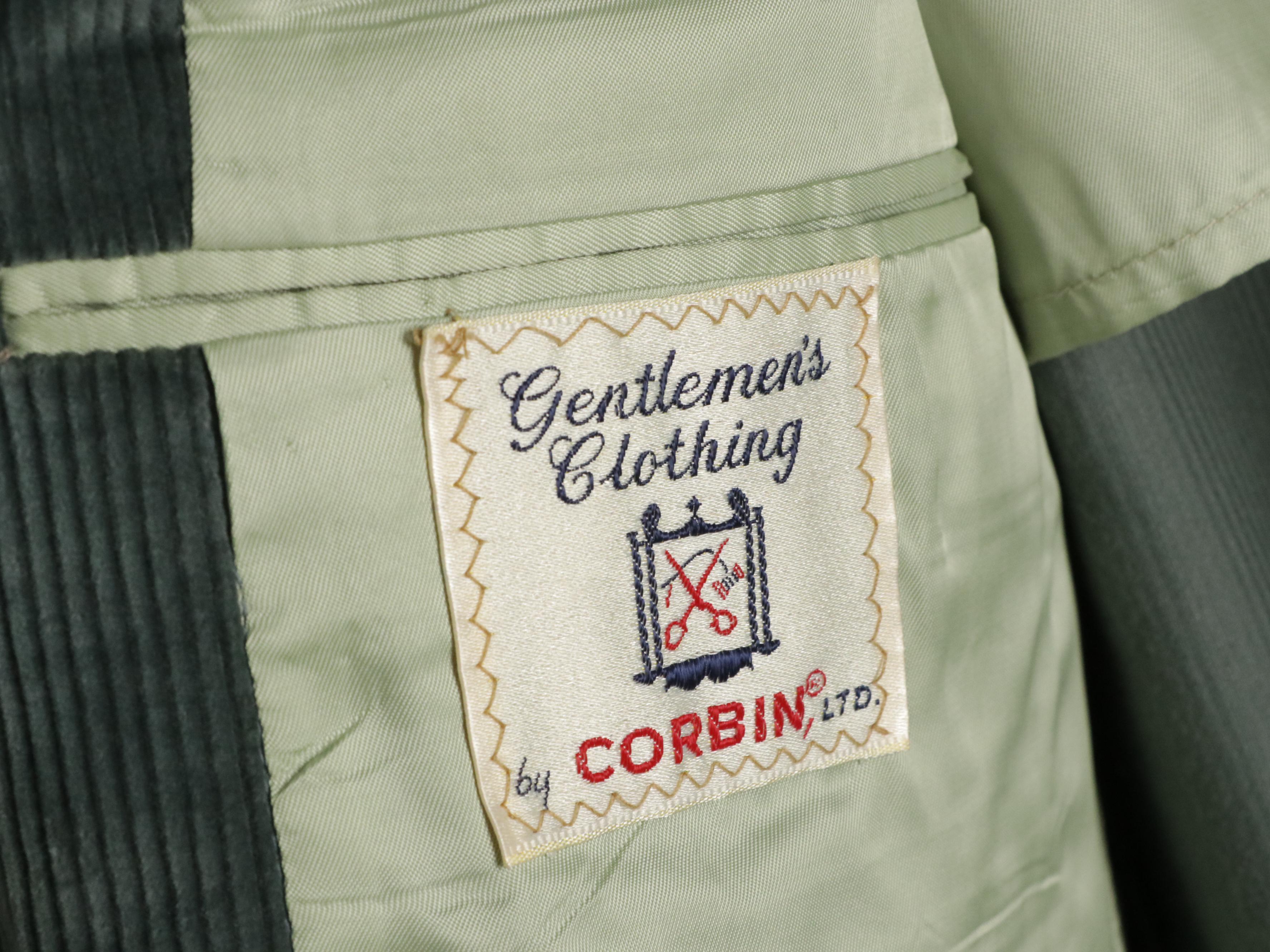 Men's Vintage Patterned Wool, Linen and Corduroy Blazers Featuring Corbin Ltd.
