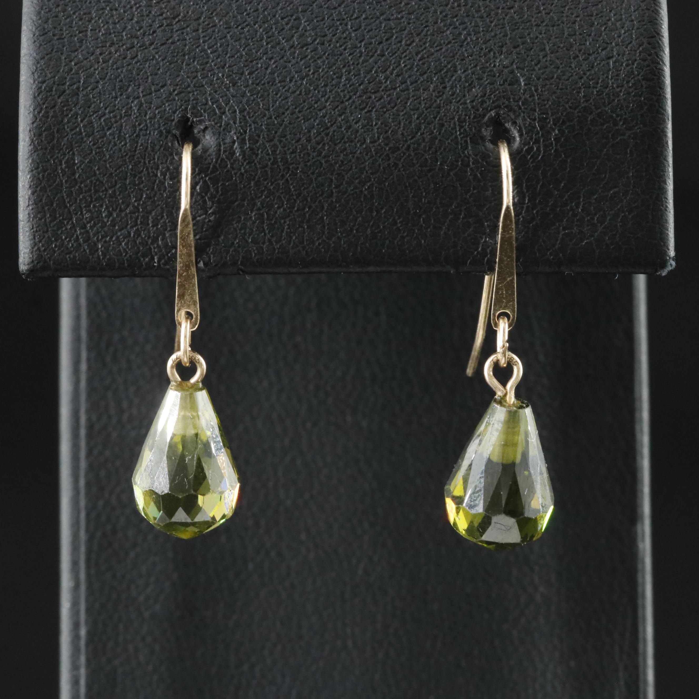 CZ Earrings with 14K Wires