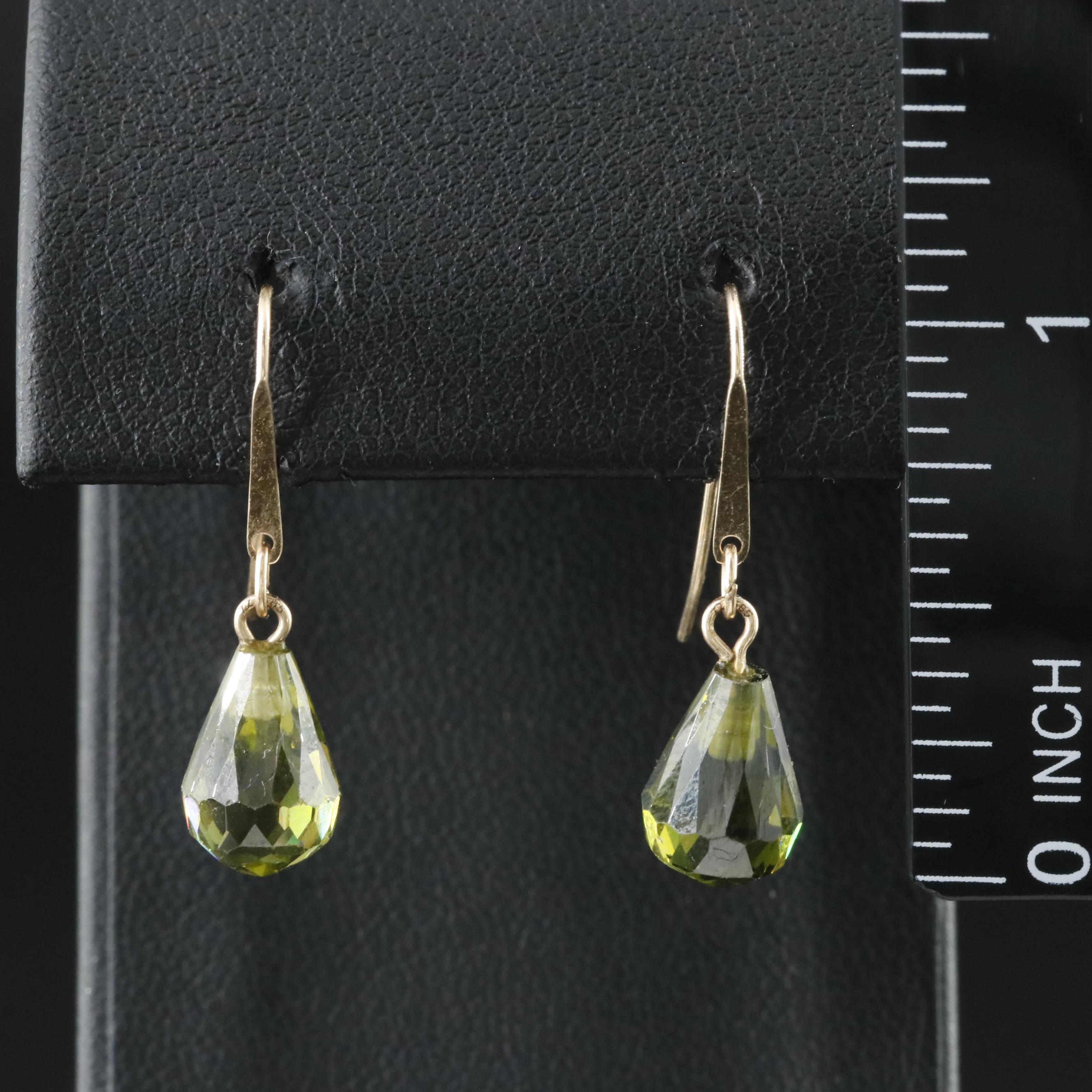 CZ Earrings with 14K Wires