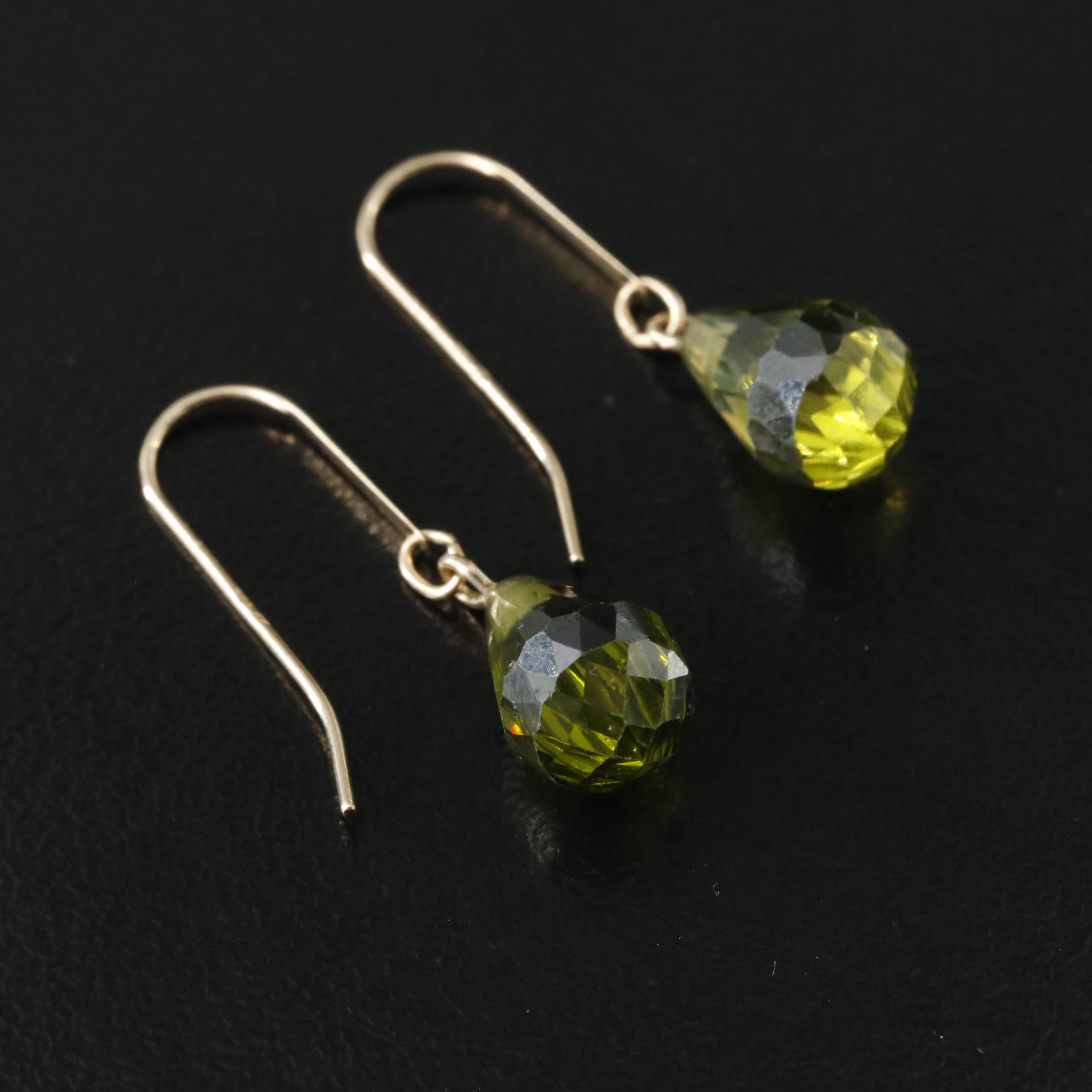 CZ Earrings with 14K Wires