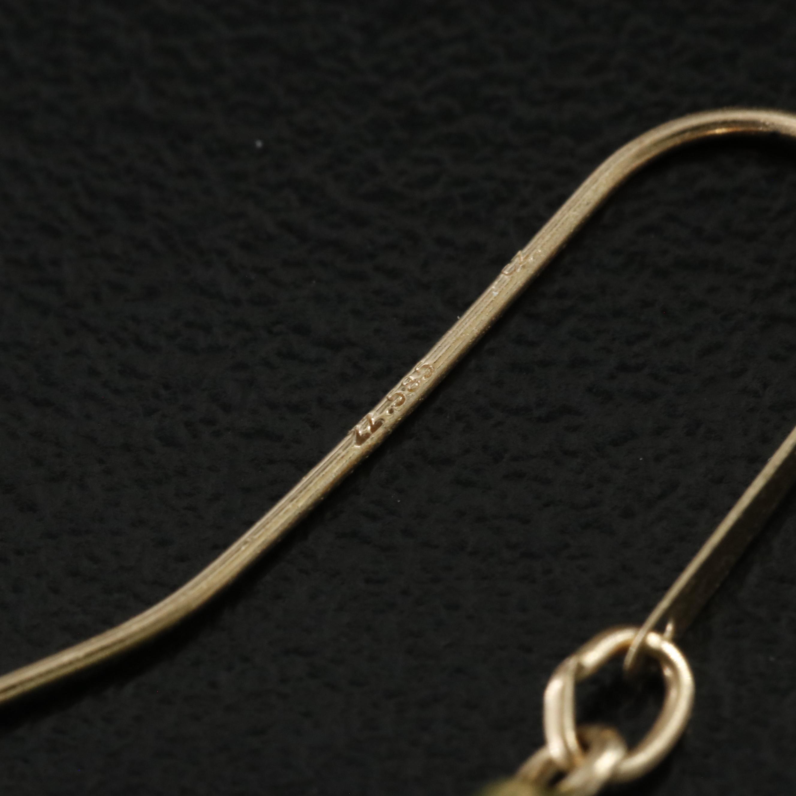 CZ Earrings with 14K Wires