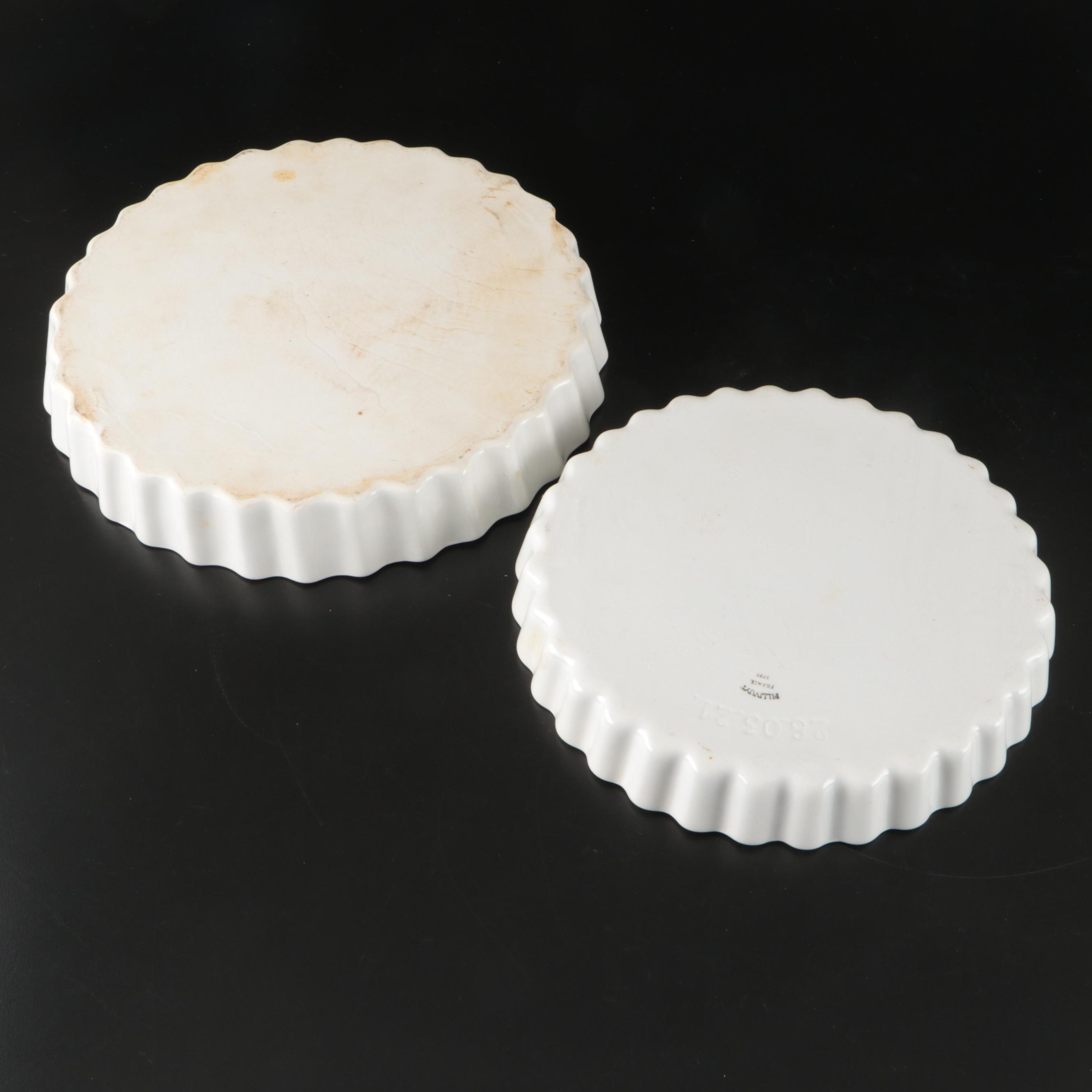 Cordon Bleu Ceramic Ramekins, Pillivuyt Ceramic Pie Pans, and Ceramic Serveware