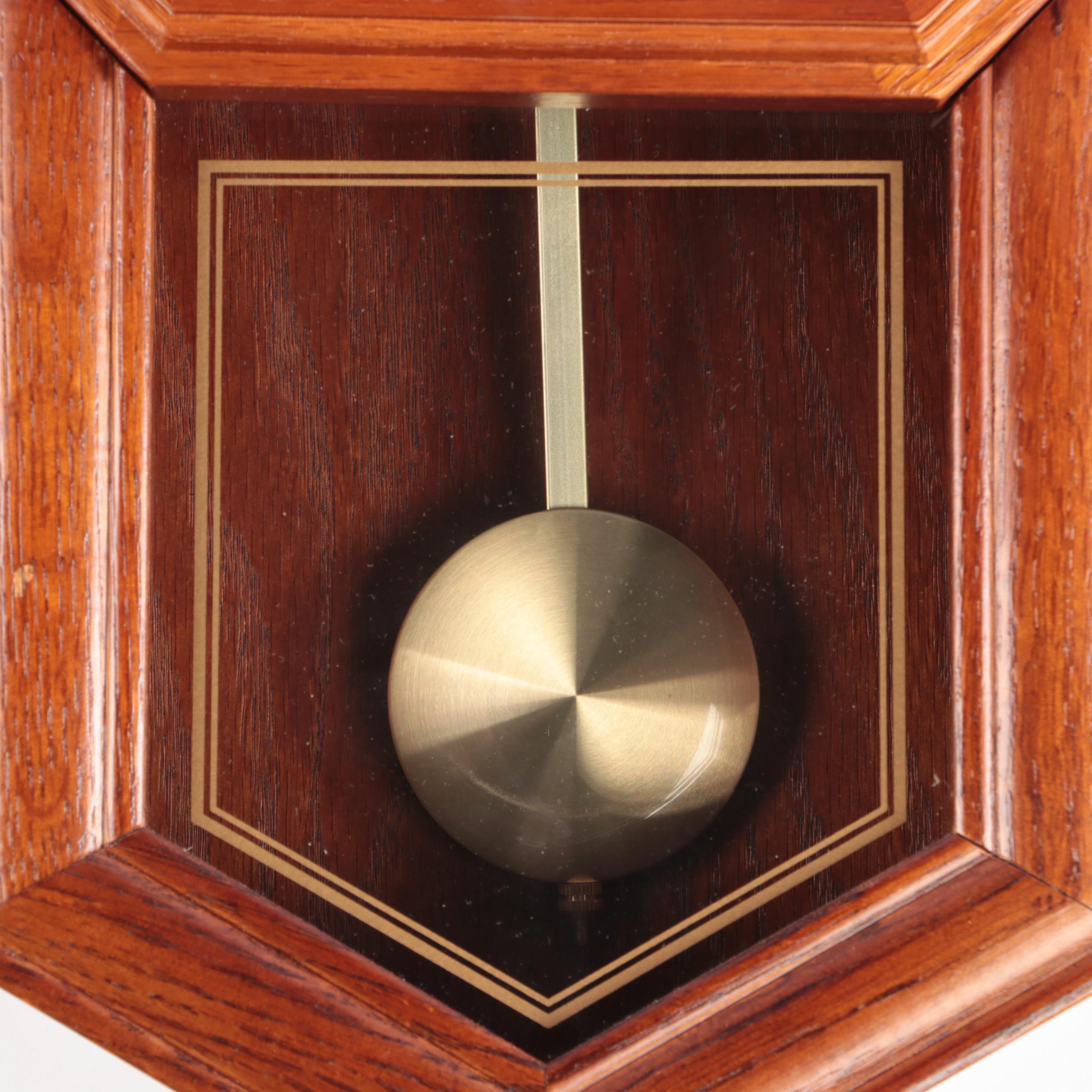 Seiko Wooden Octagon Wall Clock