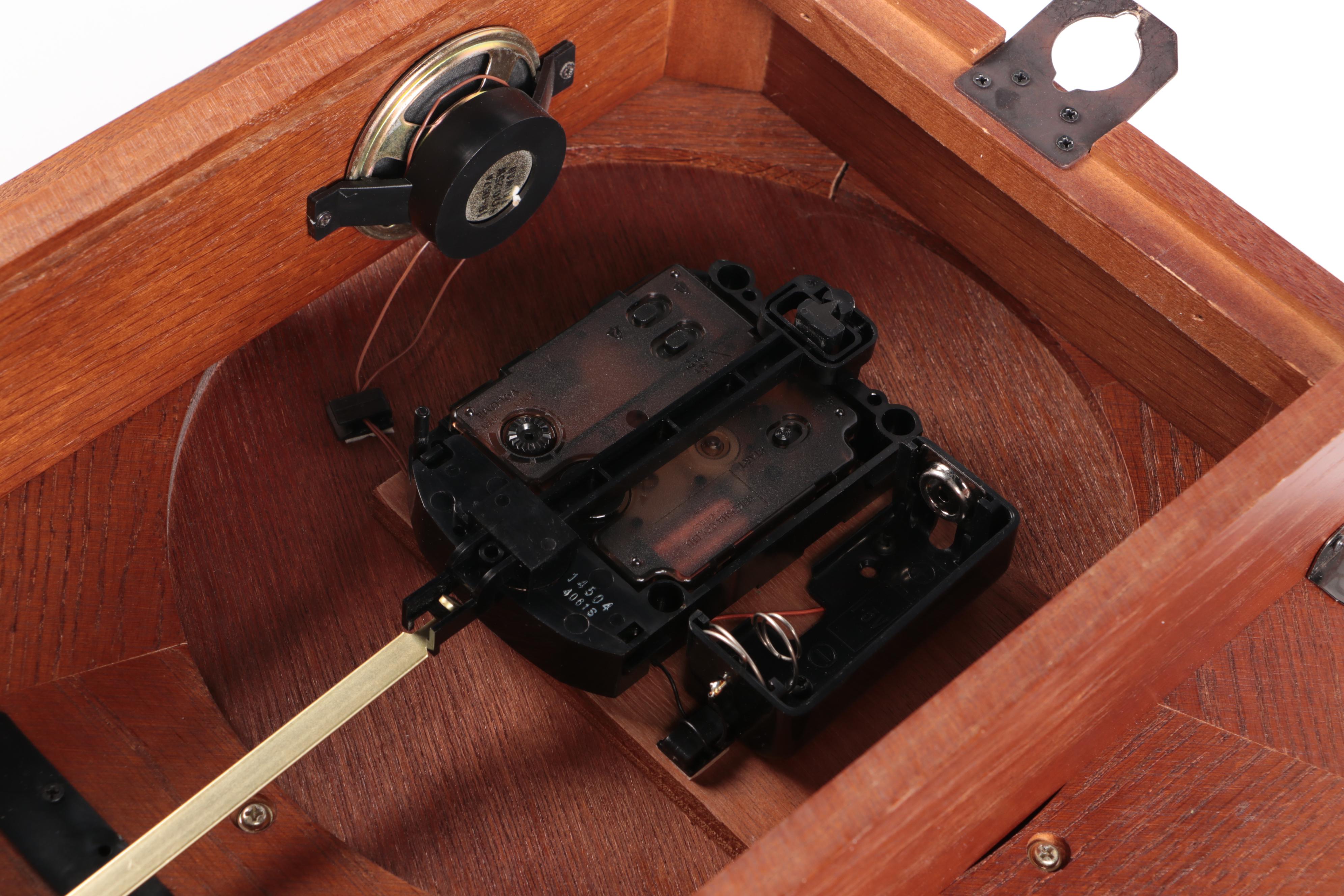 Seiko Wooden Octagon Wall Clock